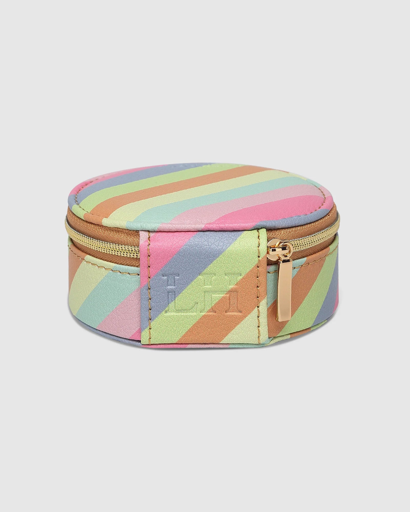 Collection of Louenhide Sisco Jewellery Box - Pastel Stripe in a gallery layout