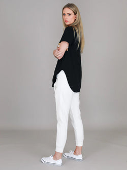 Collection of 3rd Story Jill Gold Star with Stripes T Shirt - Black/Gold in a gallery layout