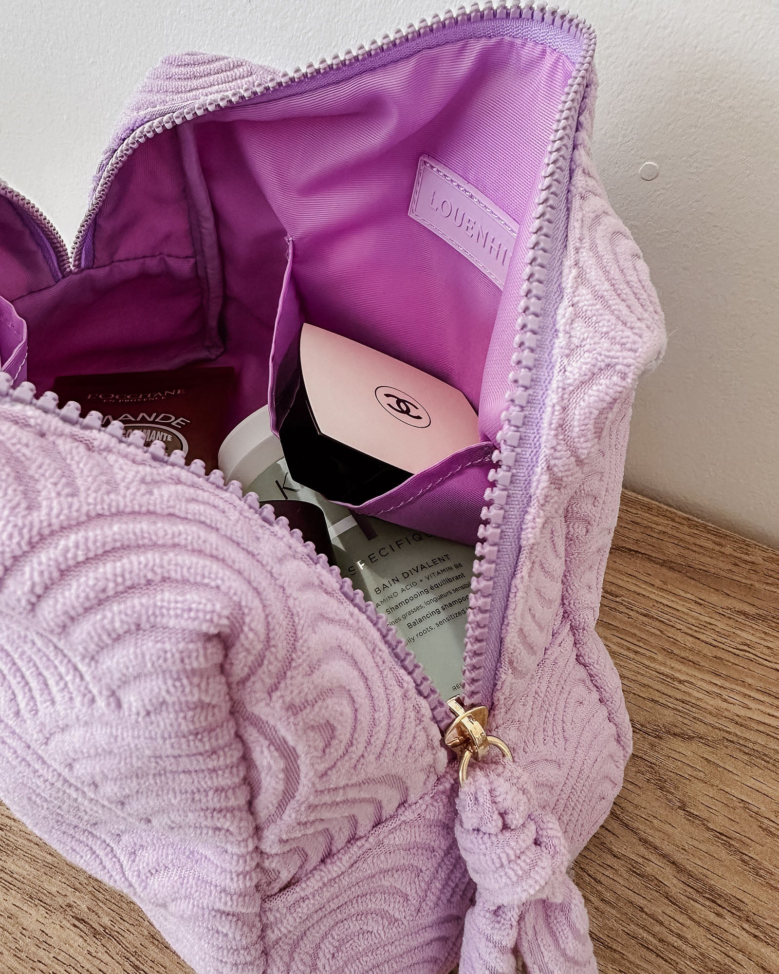 Collection of Louenhide Destiny Cosmetic Bag - Lilac in a gallery layout