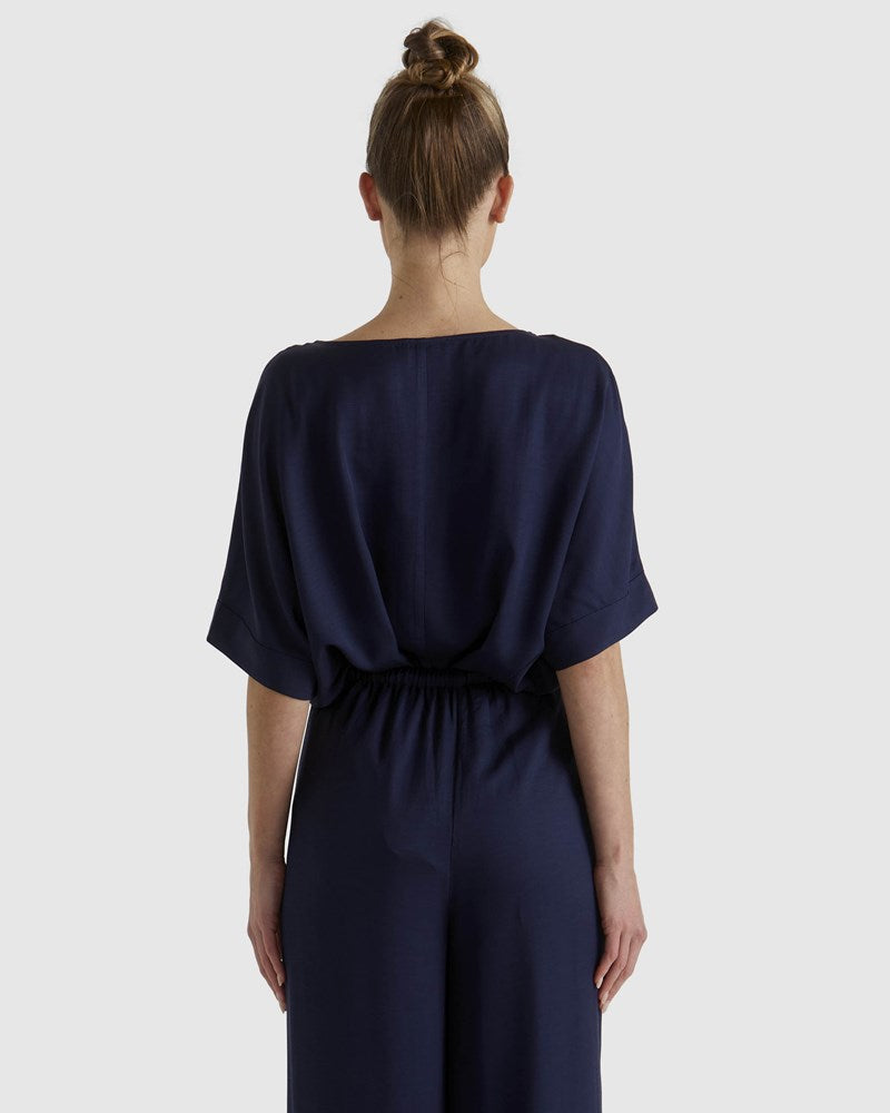 Image of Fate and Becker Fusion Top - Navy