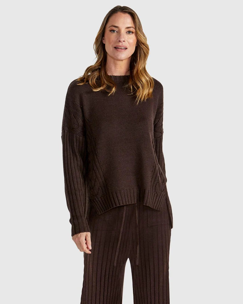 Fate and Becker Catalina Knit - Brown