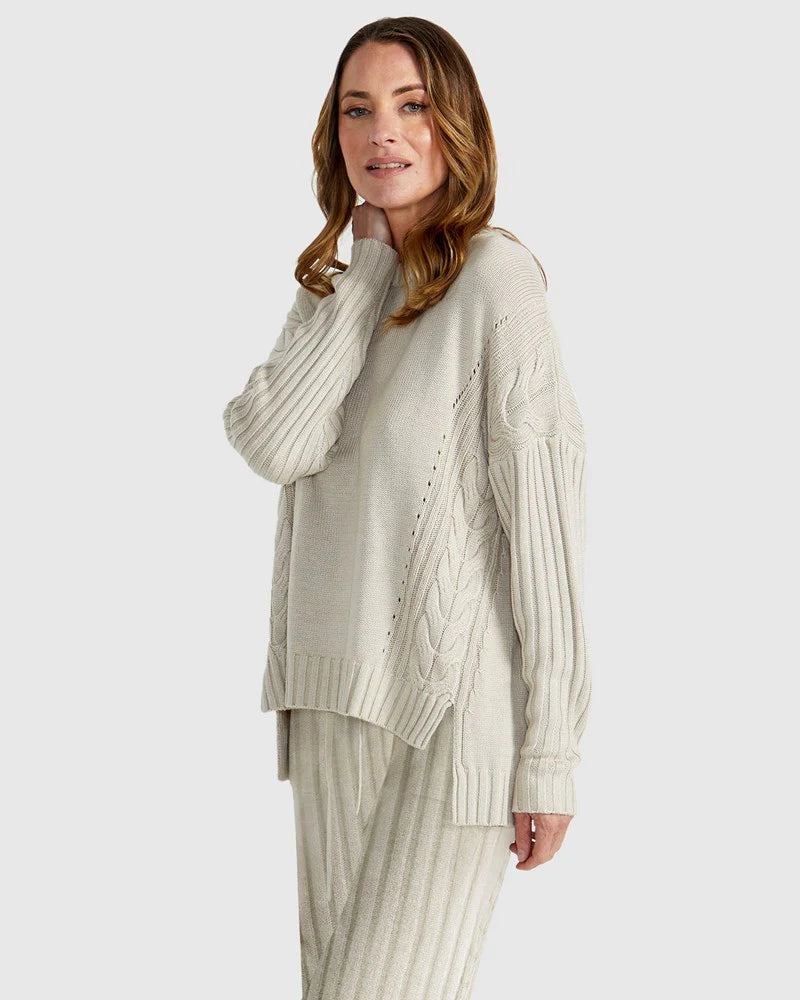 Fate and Becker Catalina Knit - Oyster