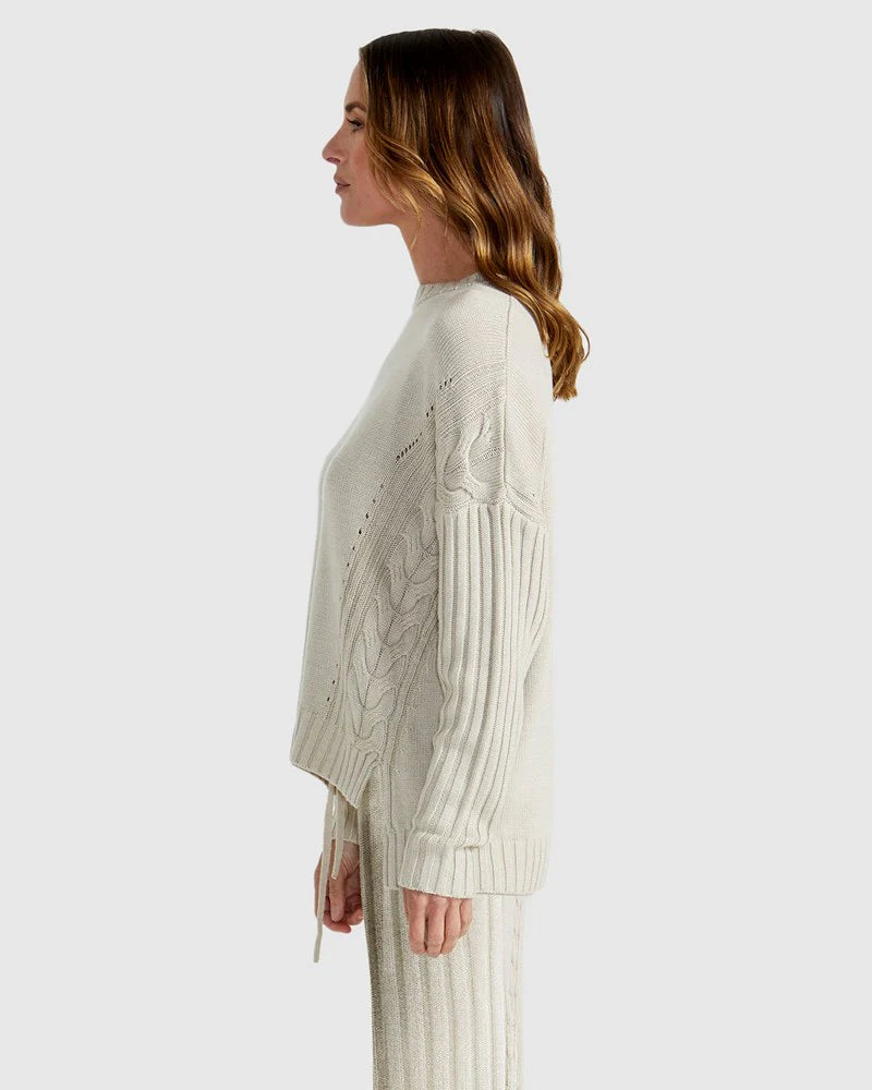 Fate and Becker Catalina Knit - Oyster