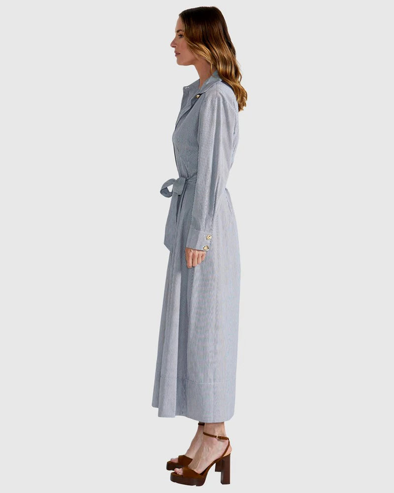 Fate and Becker Madras Dress - Black/White