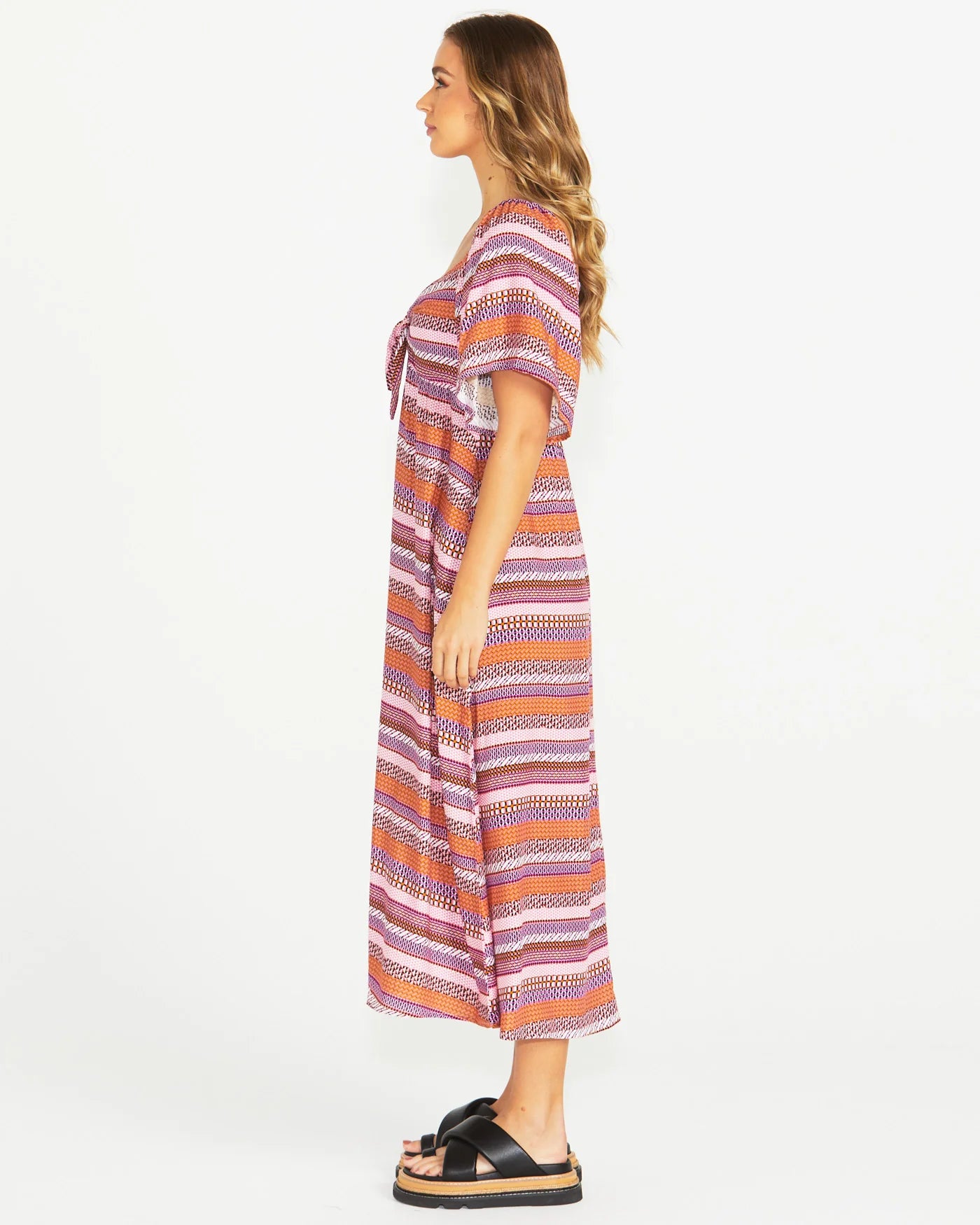 Collection of Sass Raquel Midi Dress- Aztec in a gallery layout