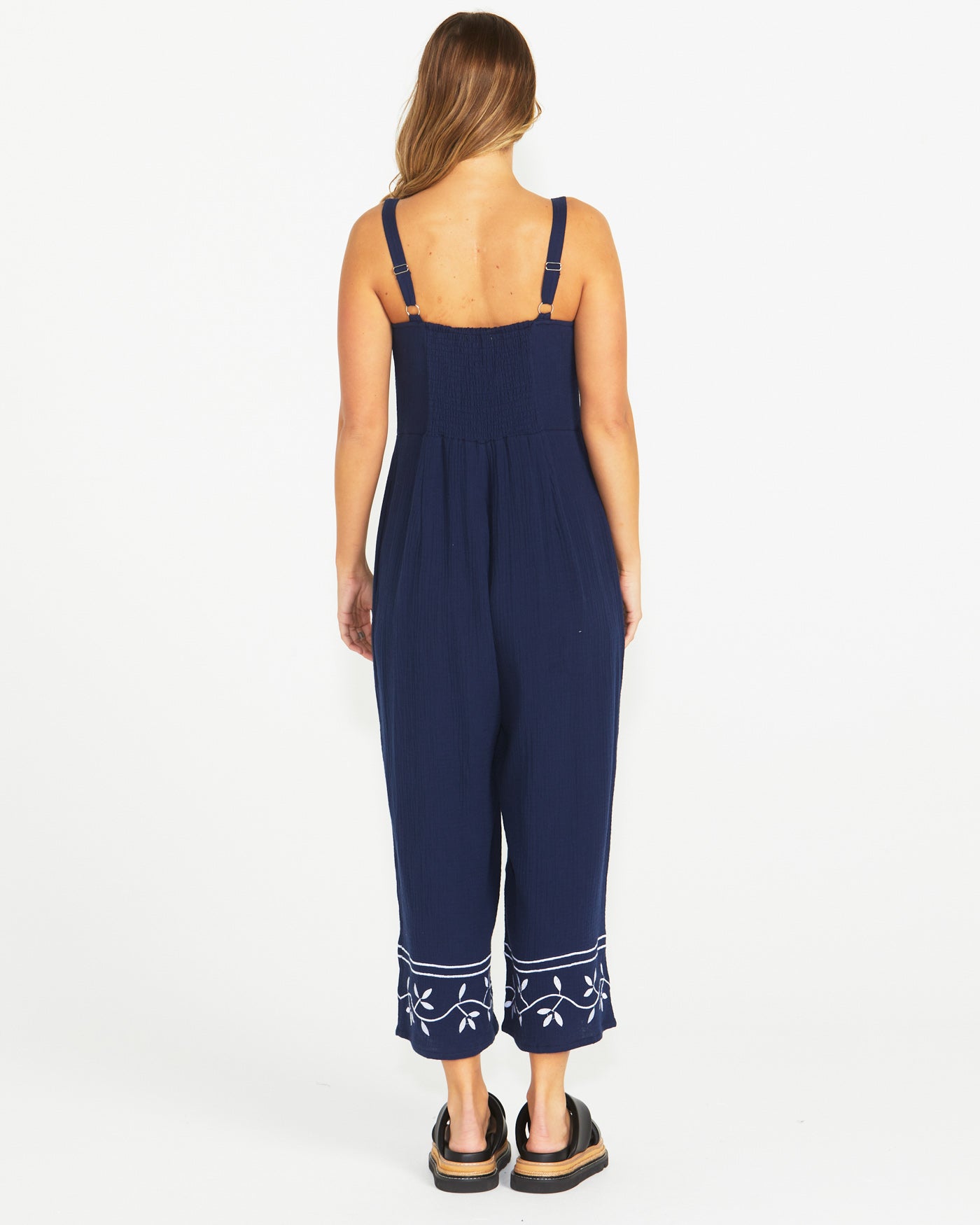 Collection of Sass Jayden Jumpsuit - Navy in a gallery layout