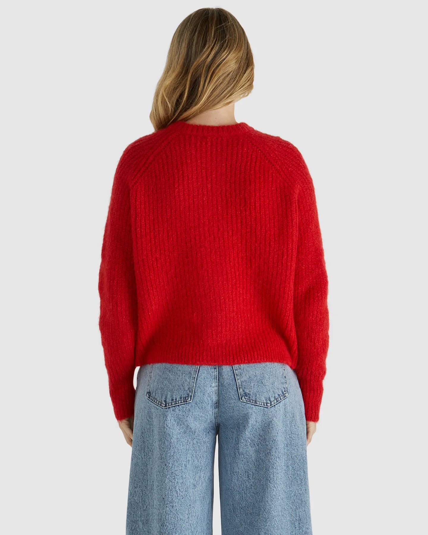 Collection of Sass Romee Cardi - Poppy Red in a gallery layout