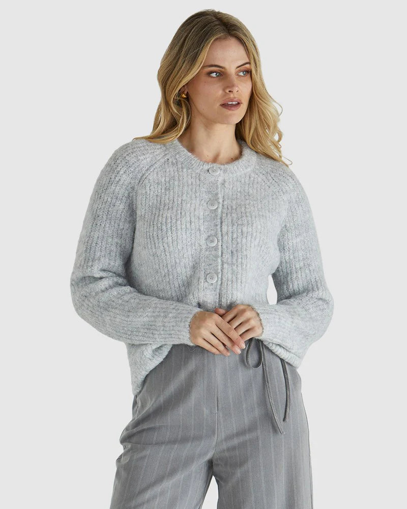 Sass Romee Cardi - White Marl