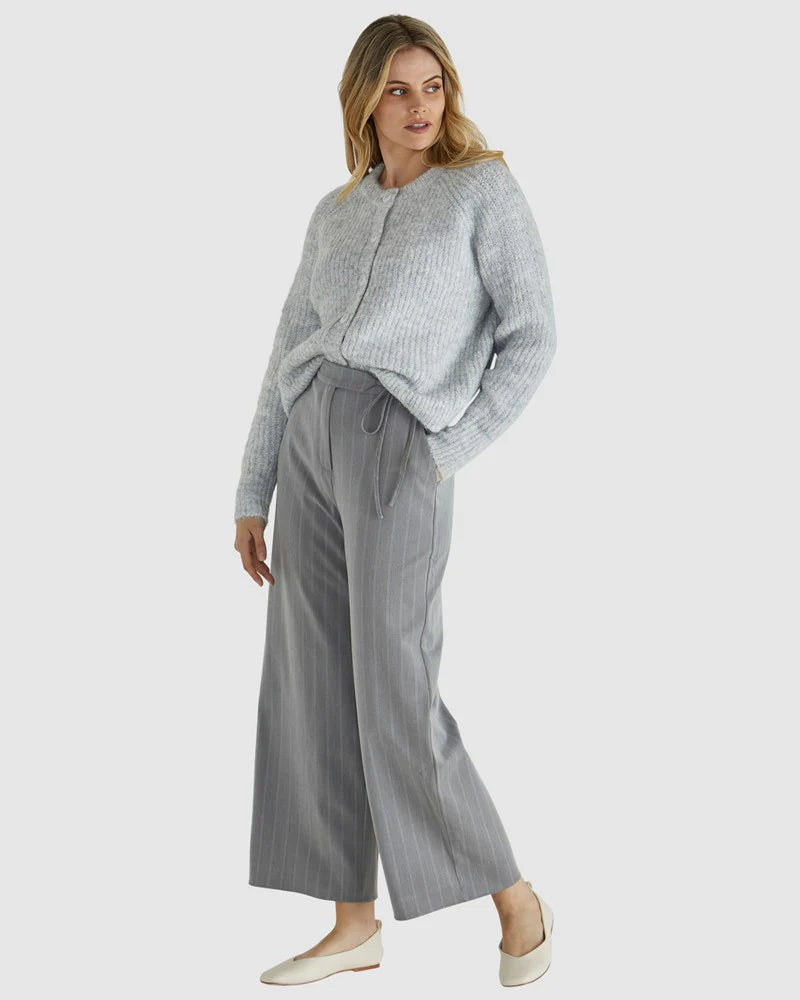 Collection of Sass Romee Cardi - White Marl in a gallery layout