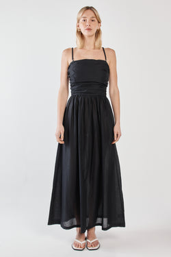 Collection of Sass Mina Strapless Dress - Black in a gallery layout