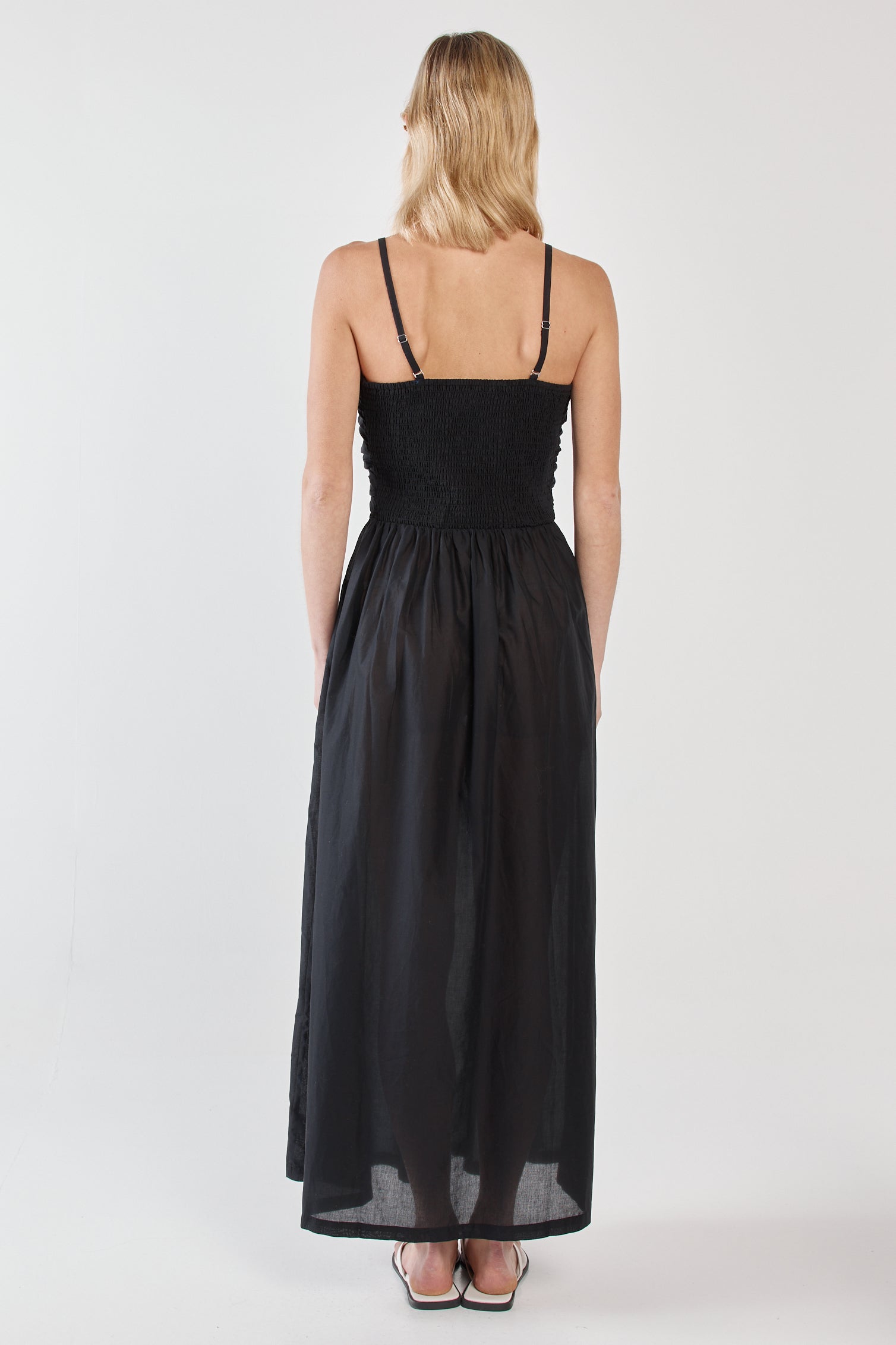 Collection of Sass Mina Strapless Dress - Black in a gallery layout