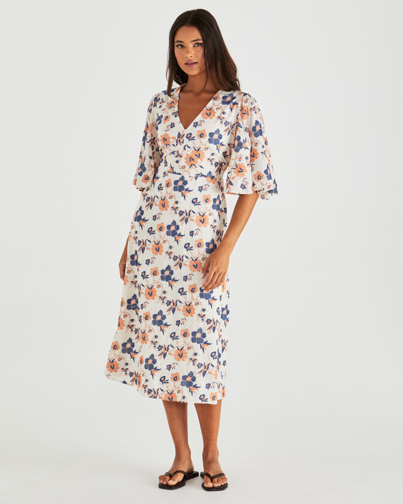 Sass Luca Dress - Floral Embroidery