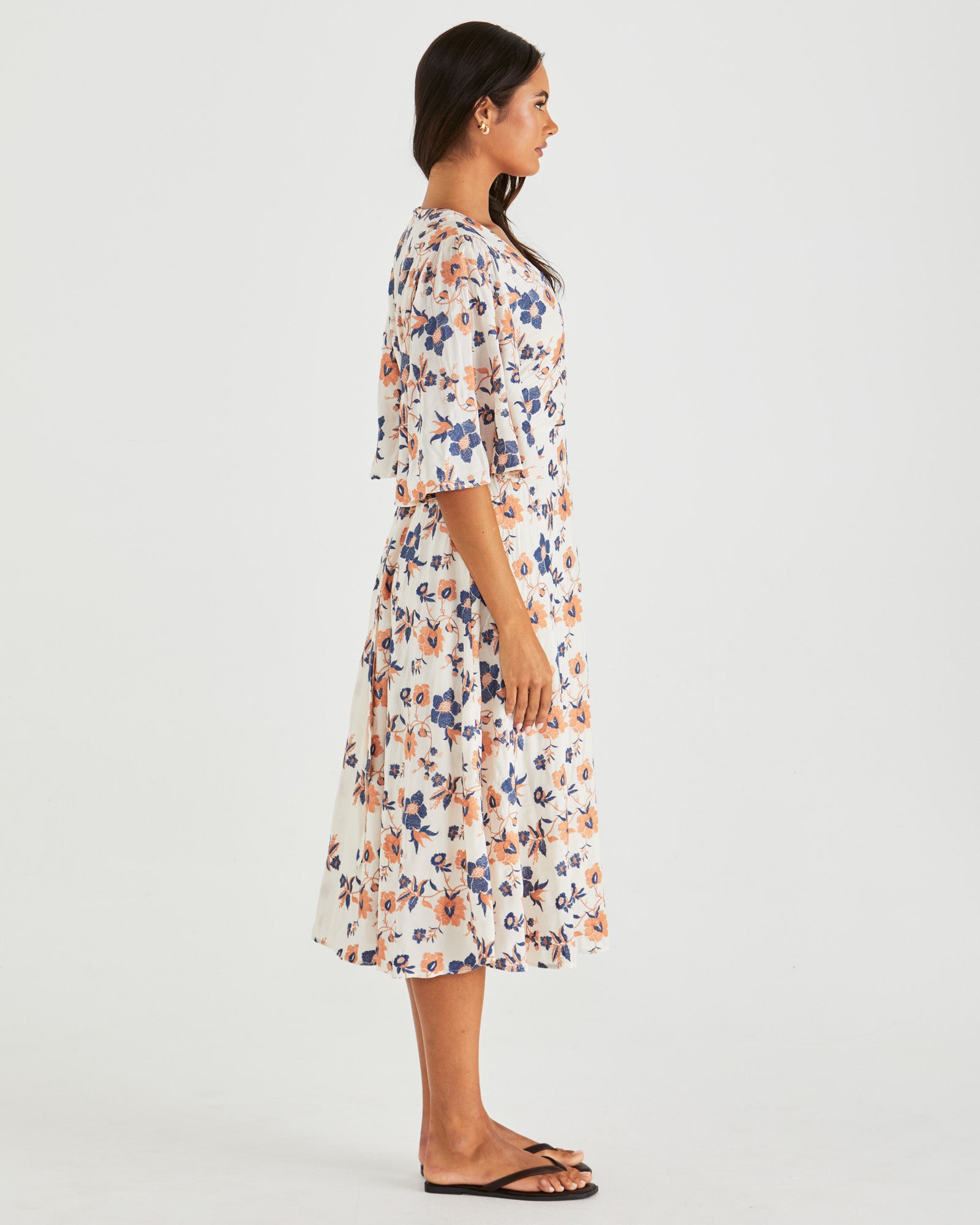 Sass Luca Dress - Floral Embroidery