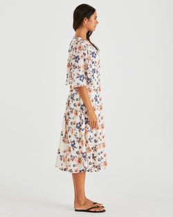 Collection of Sass Luca Dress - Floral Embroidery in a gallery layout