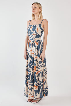 Collection of Sass Jana Strapless Dress - Wild Orchid Navy in a gallery layout