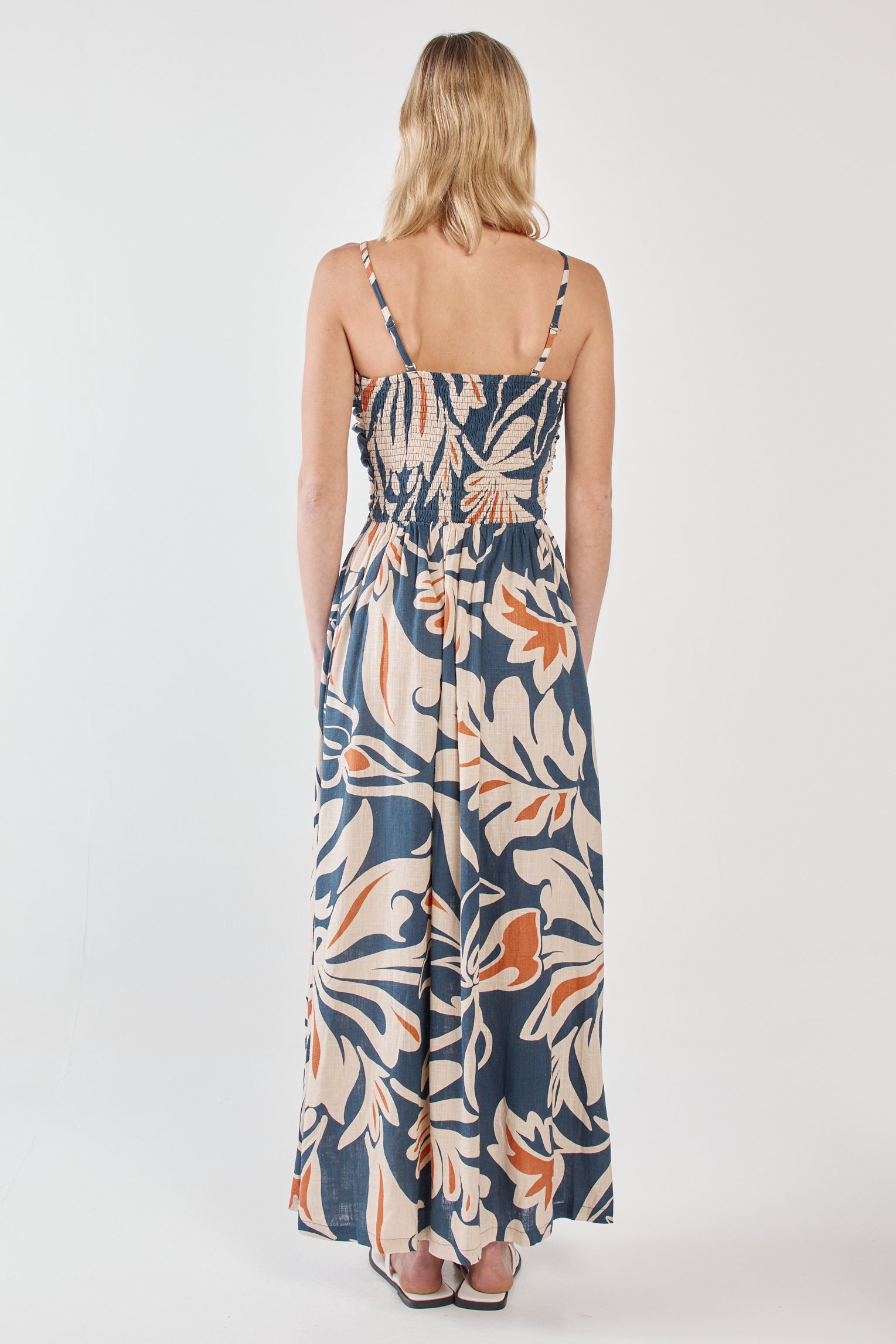 Sass Jana Strapless Dress - Wild Orchid Navy