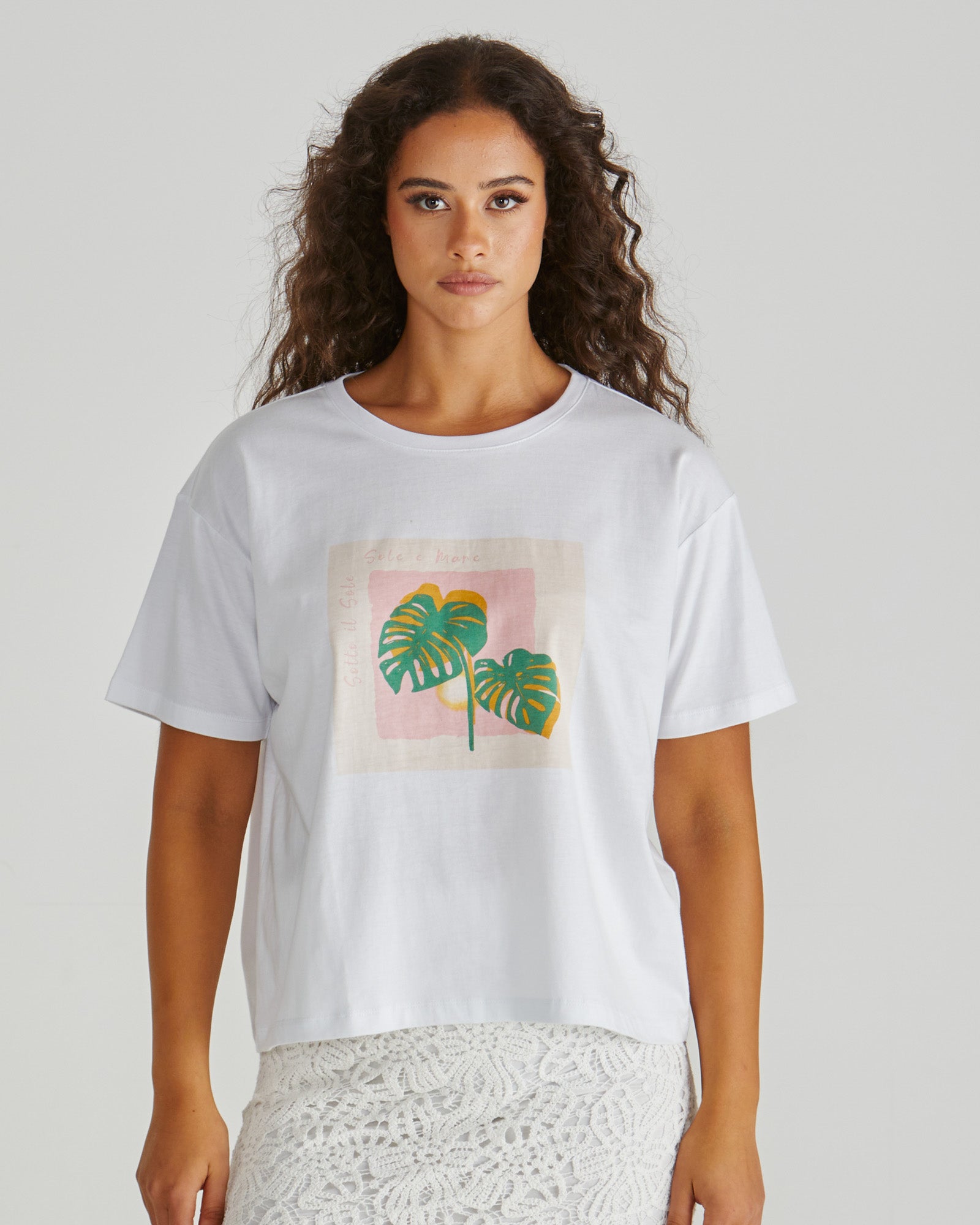 Sass Cynthia Tee - Palm
