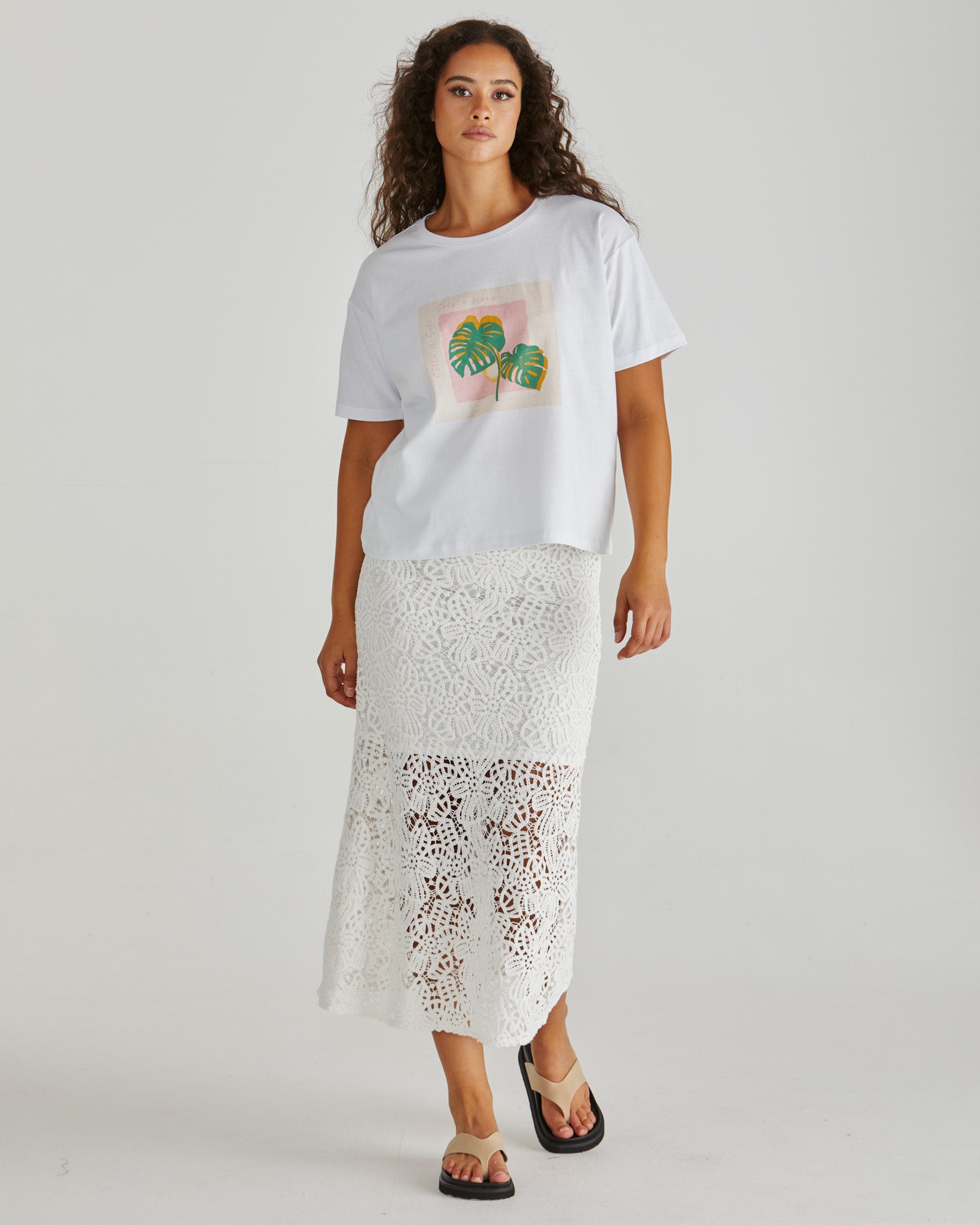 Sass Cynthia Tee - Palm