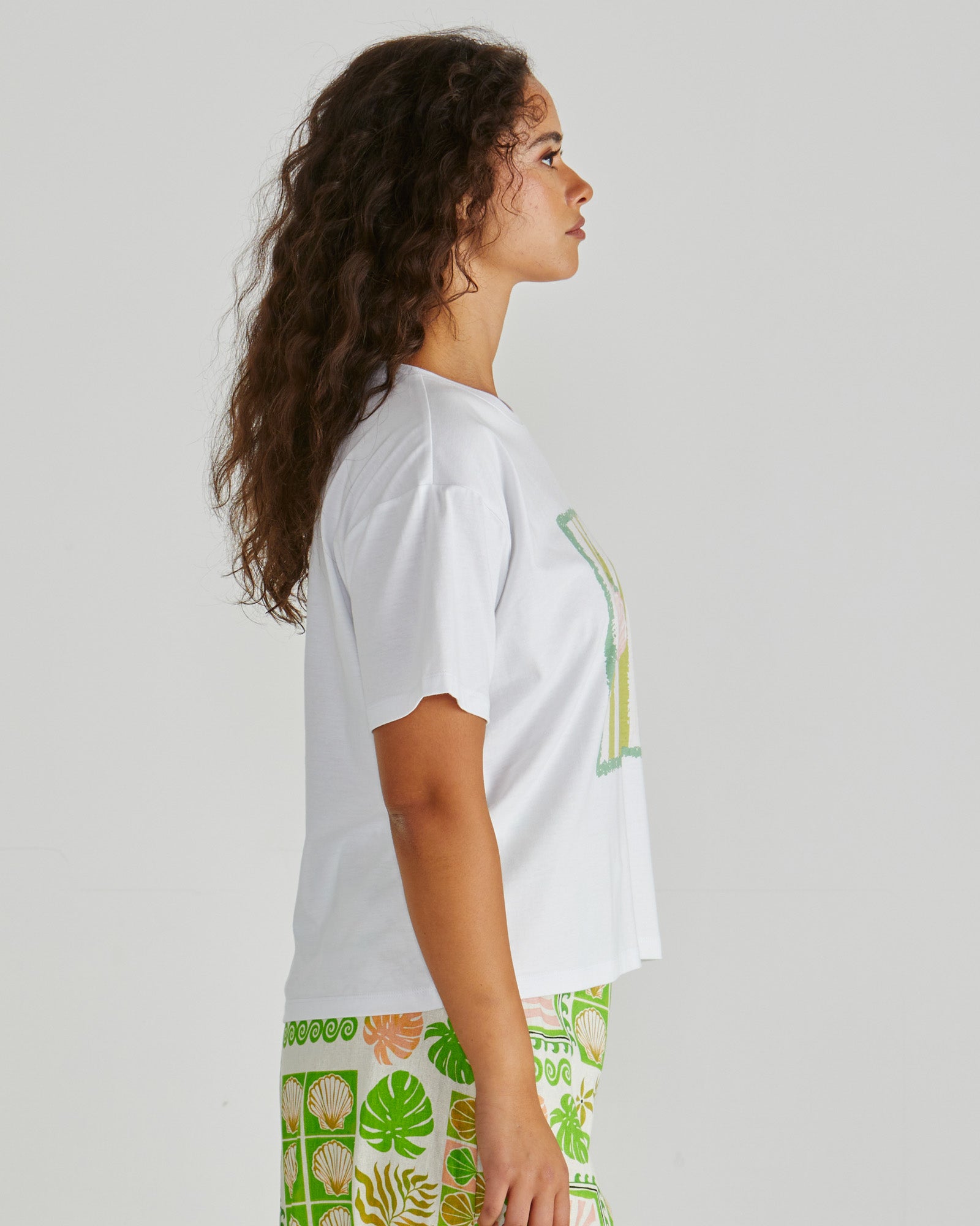 Sass Cynthia Tee - Seashell Stripe