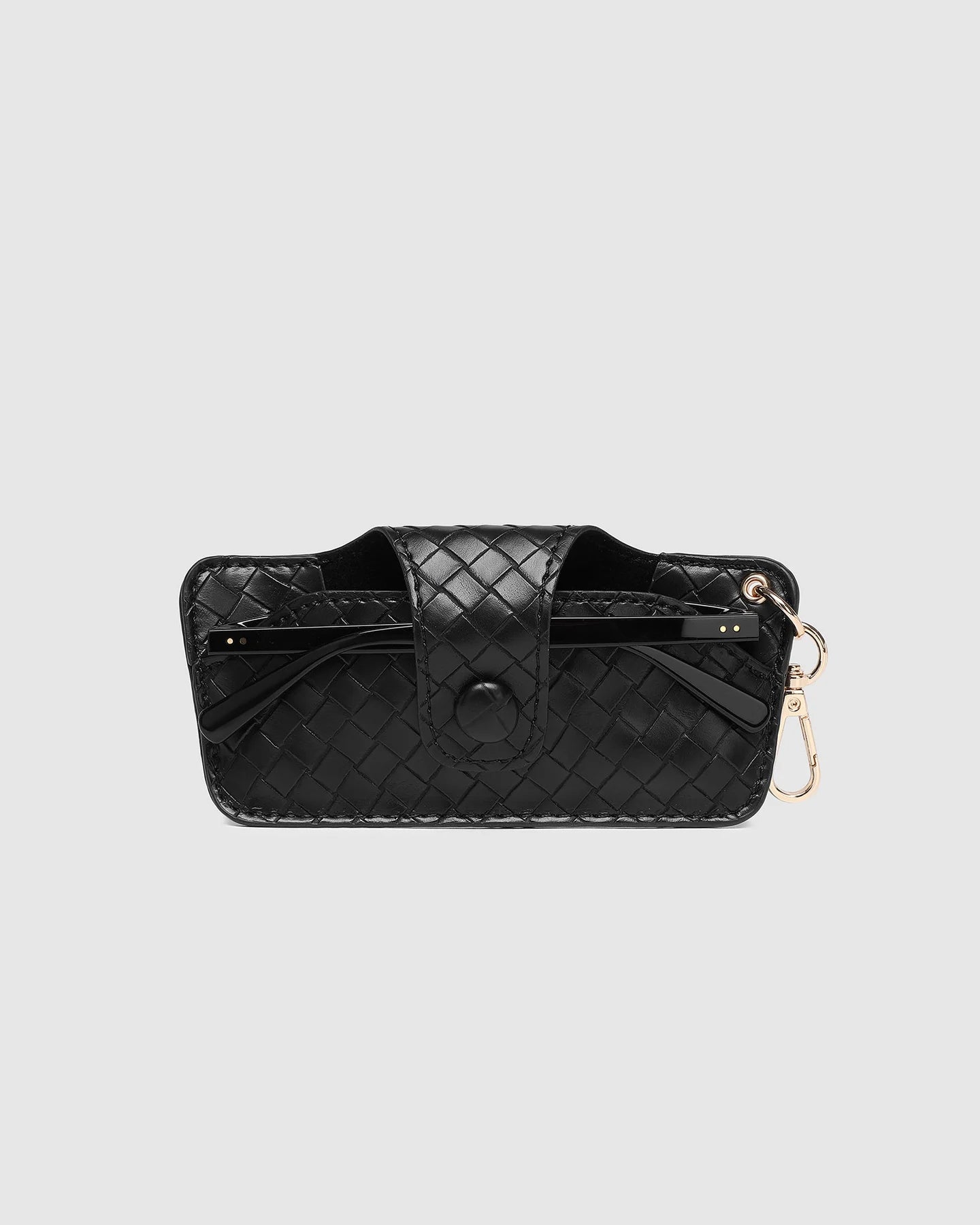 Collection of Louenhide Skittle Sunglasses Case - Woven Black in a gallery layout