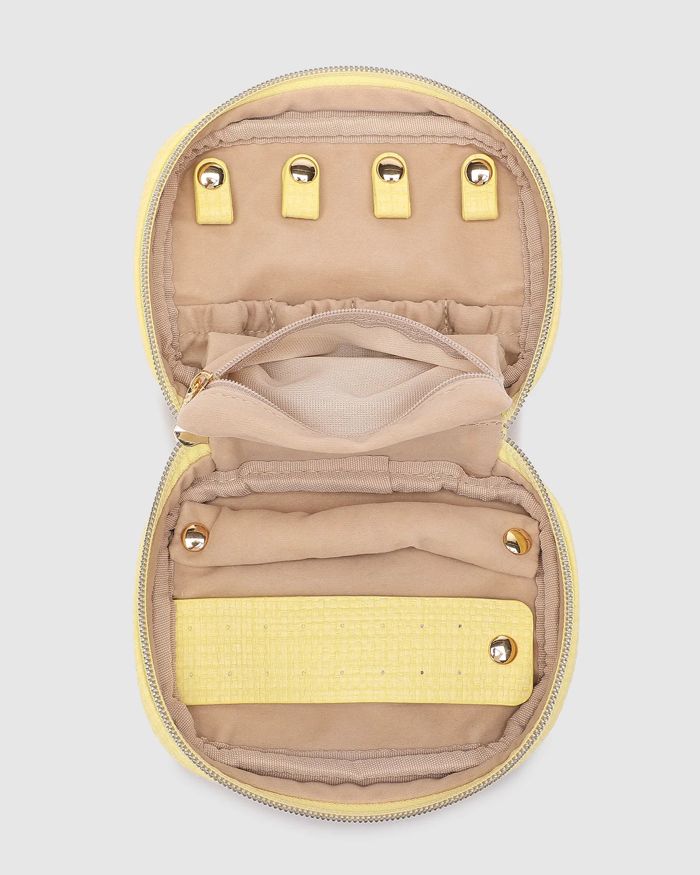 Collection of Louenhide Rita Jewellery Case - Lemon in a gallery layout