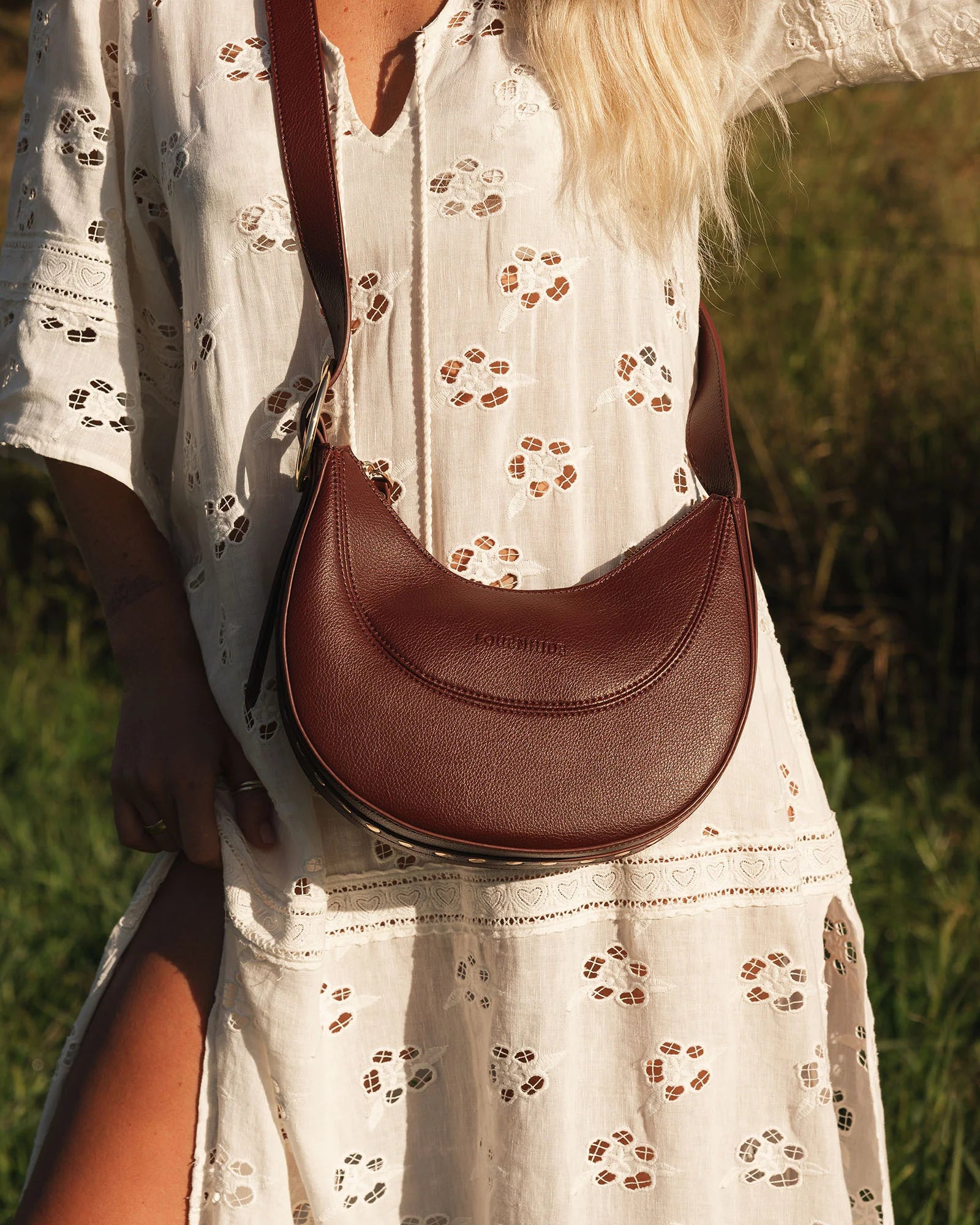 Image of Louenhide Lane Crossbody Bag - Burgundy