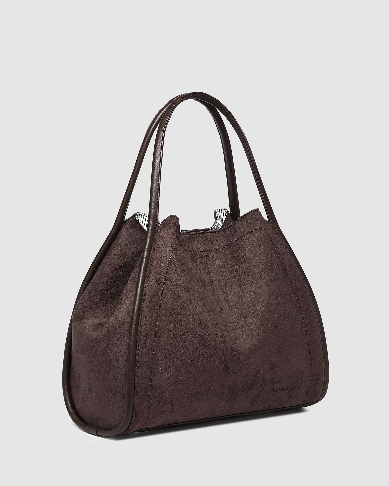 Collection of Louenhide Sutton Shoulder Bag - Chocolate in a gallery layout