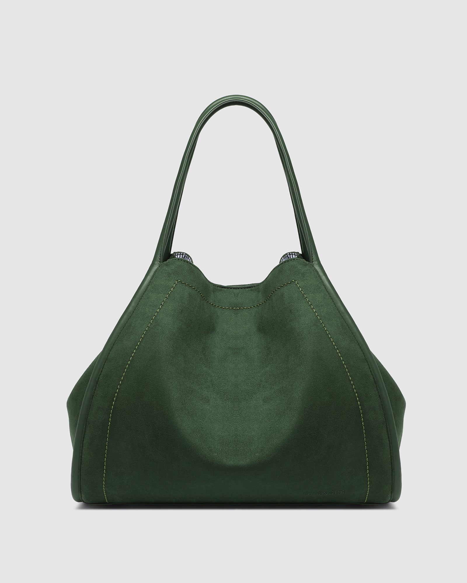 Collection of Louenhide Sutton Shoulder Bag - Forest Green in a gallery layout