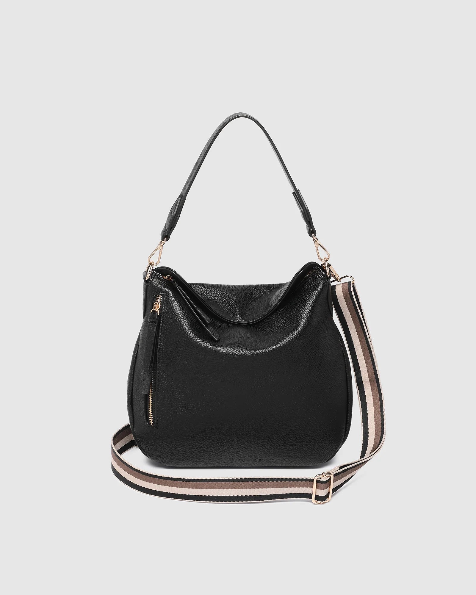 Collection of Louenhide Nadia Shoulder Bag - Black in a gallery layout