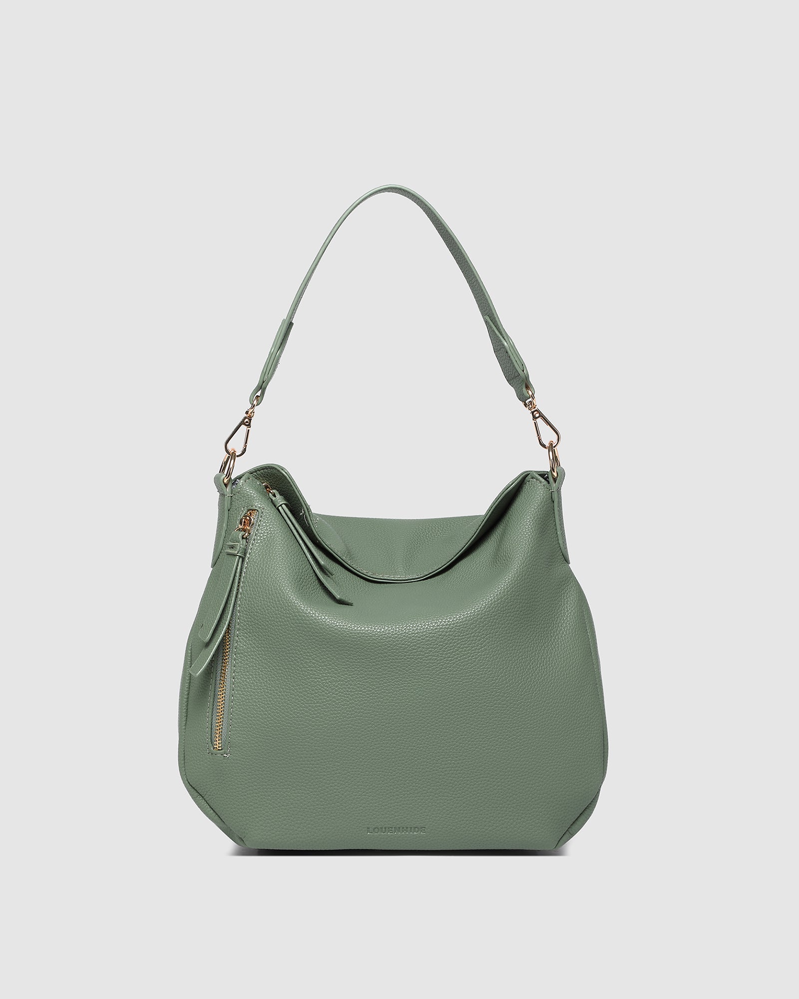 Collection of Louenhide Nadia Shoulder Bag - Sage Green in a gallery layout