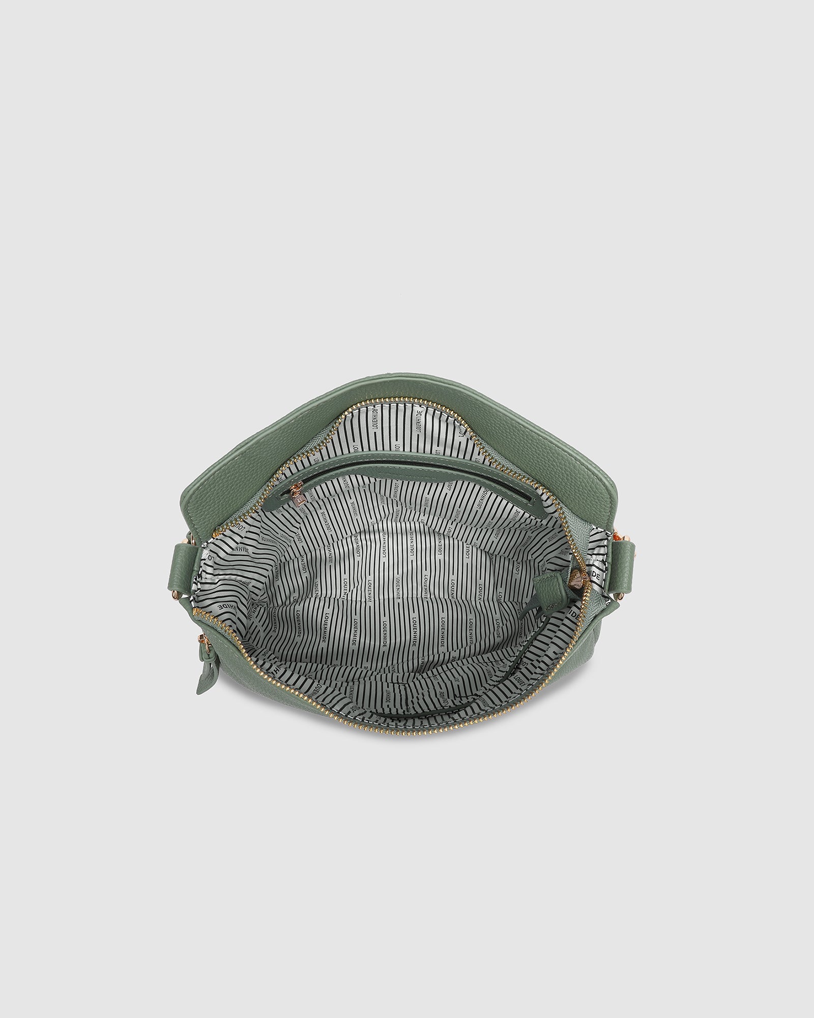 Collection of Louenhide Nadia Shoulder Bag - Sage Green in a gallery layout