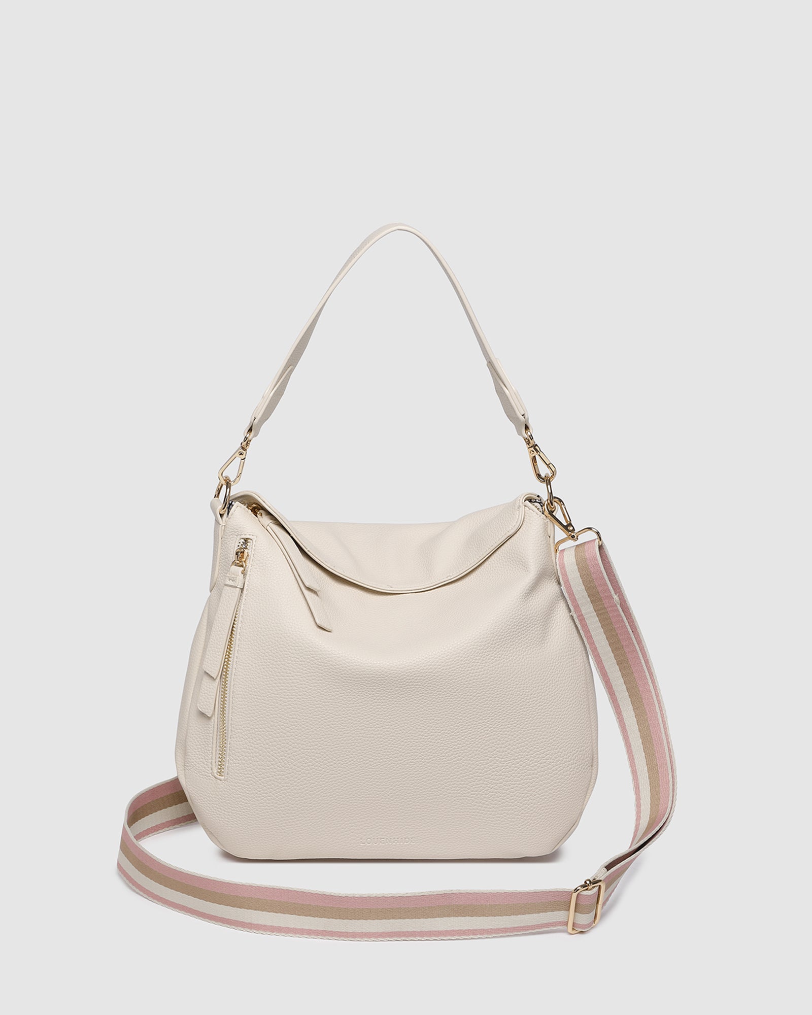 Collection of Louenhide Nadia Shoulder Bag - Vanilla in a gallery layout