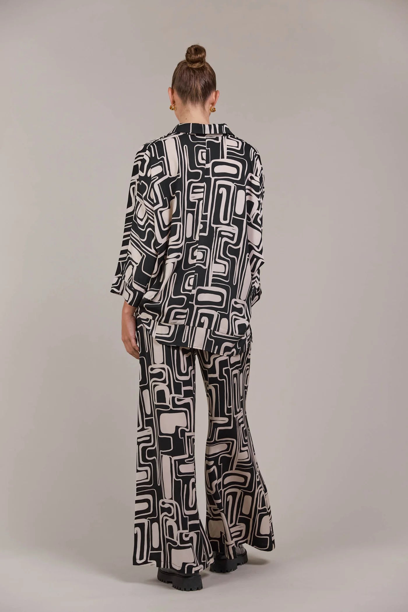 Image of Eb and Ive Elsie Relaxed Shirt - Geo