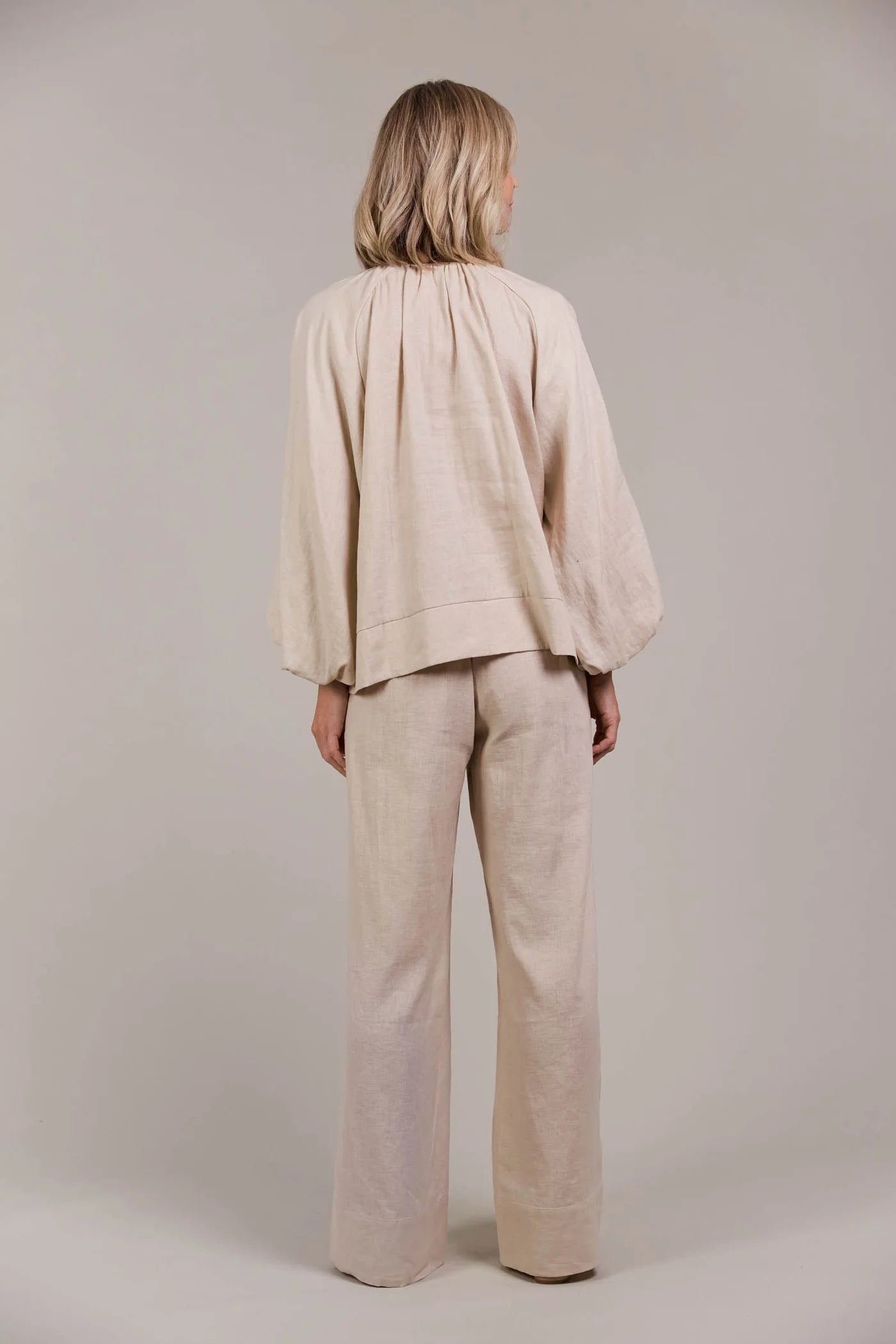 Collection of Eb and Ive Laax Button Blouse - Ecru in a gallery layout