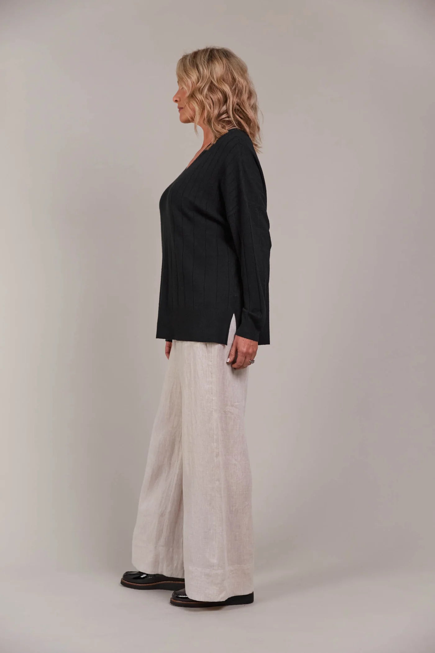 Collection of Eb and Ive Palmer Knit - Black in a gallery layout