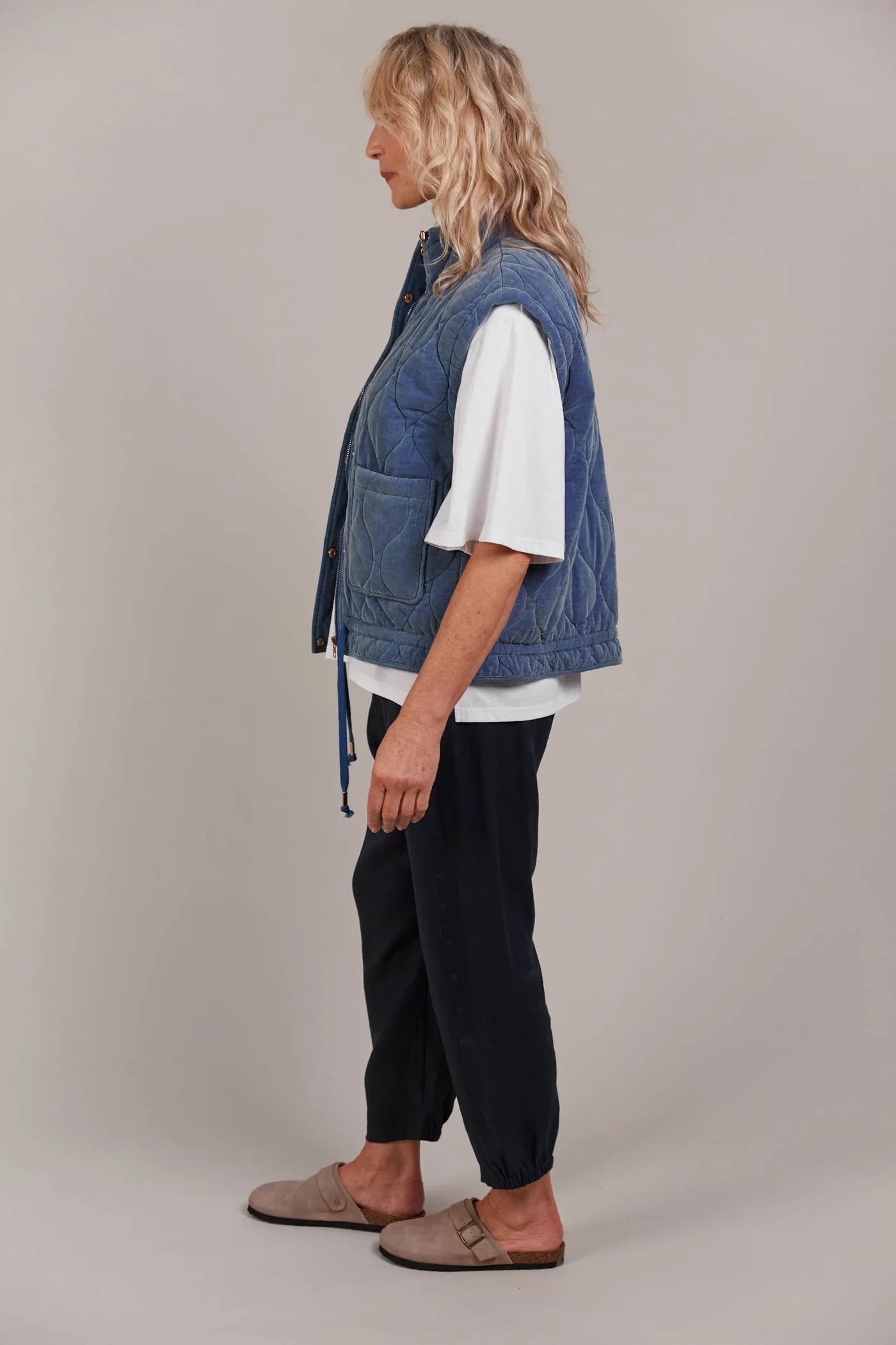 Collection of Eb and Ive Pepi Vest - Denim in a gallery layout