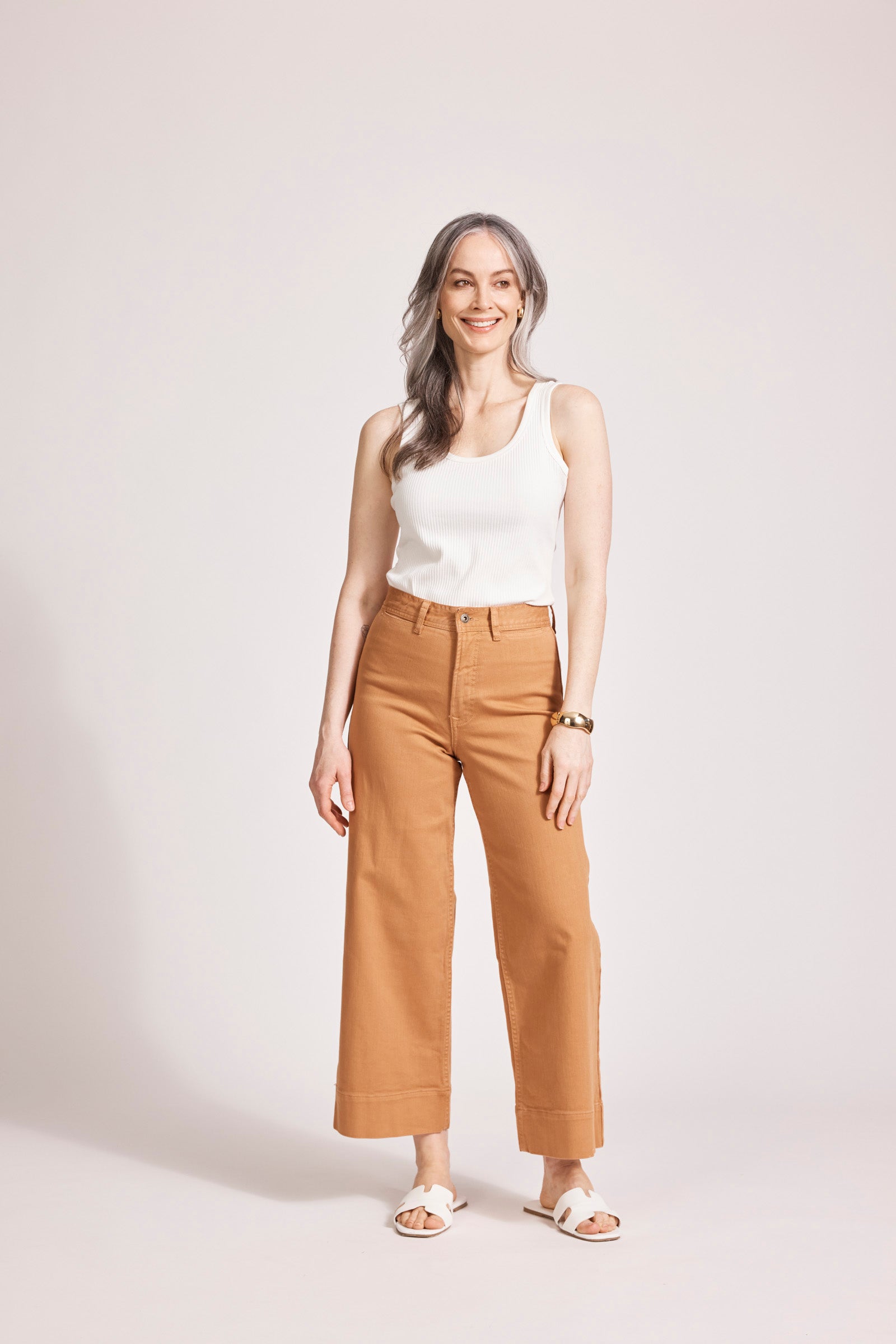 Eb and Ive Del Re Denim - Caramel