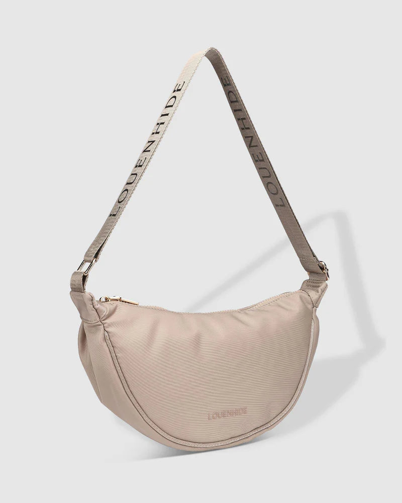 Collection of Louenhide Sylvia Nylon Crossbody Bag - Beige in a gallery layout