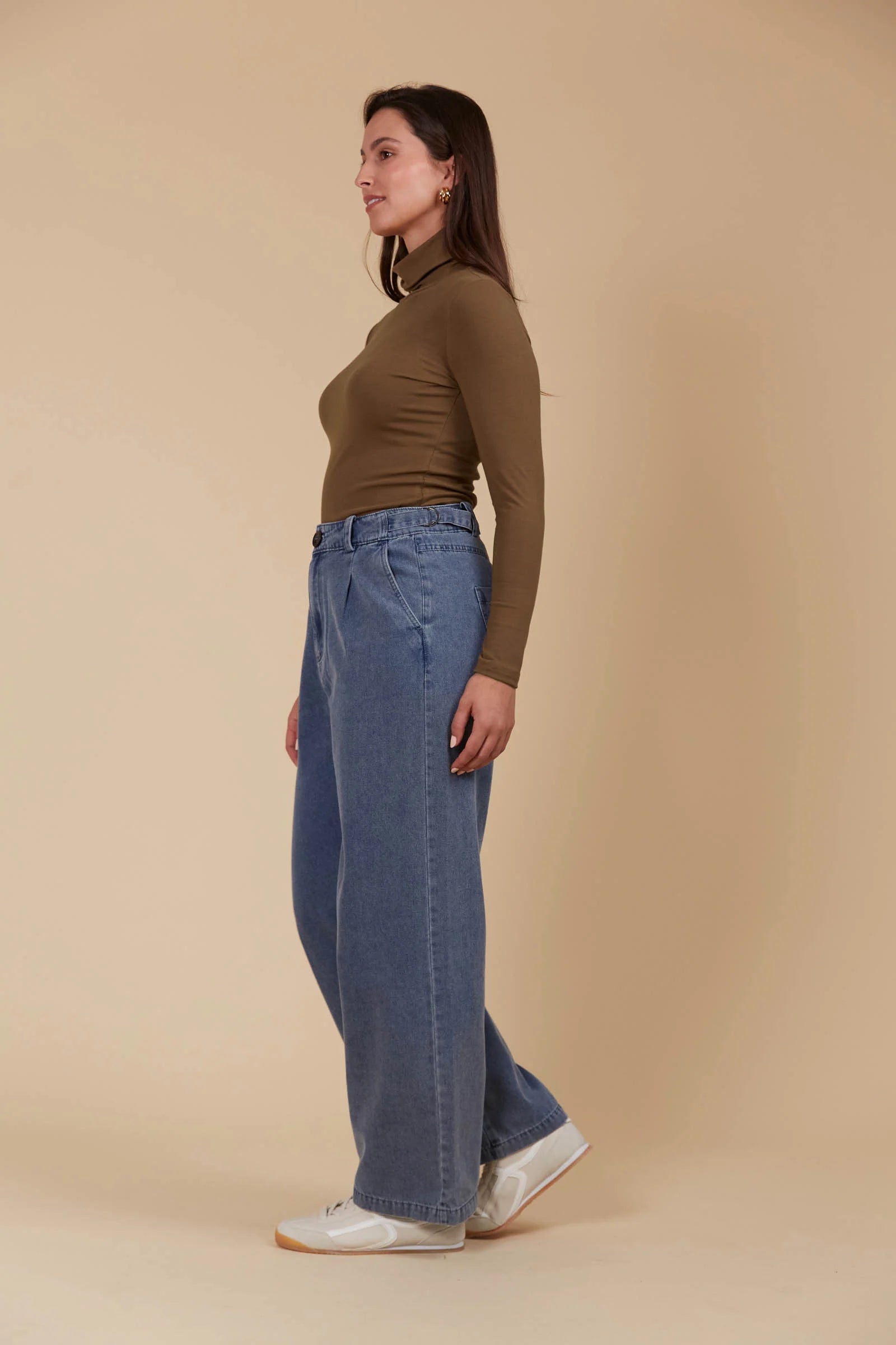 Collection of Isle of Mine Freya Pant - Denim in a gallery layout