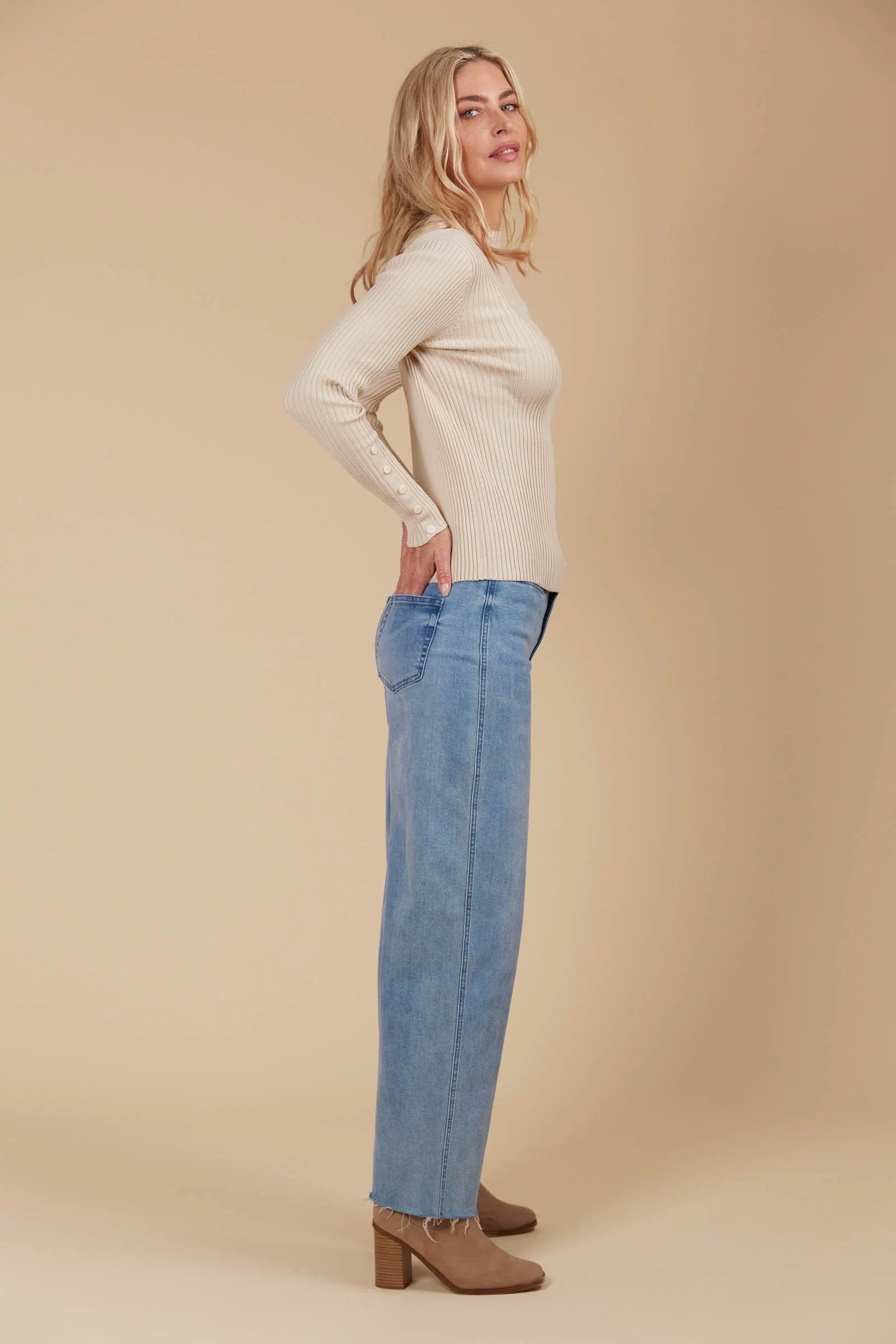 Collection of Isle of Mine Juno Knit Top - Canvas in a gallery layout