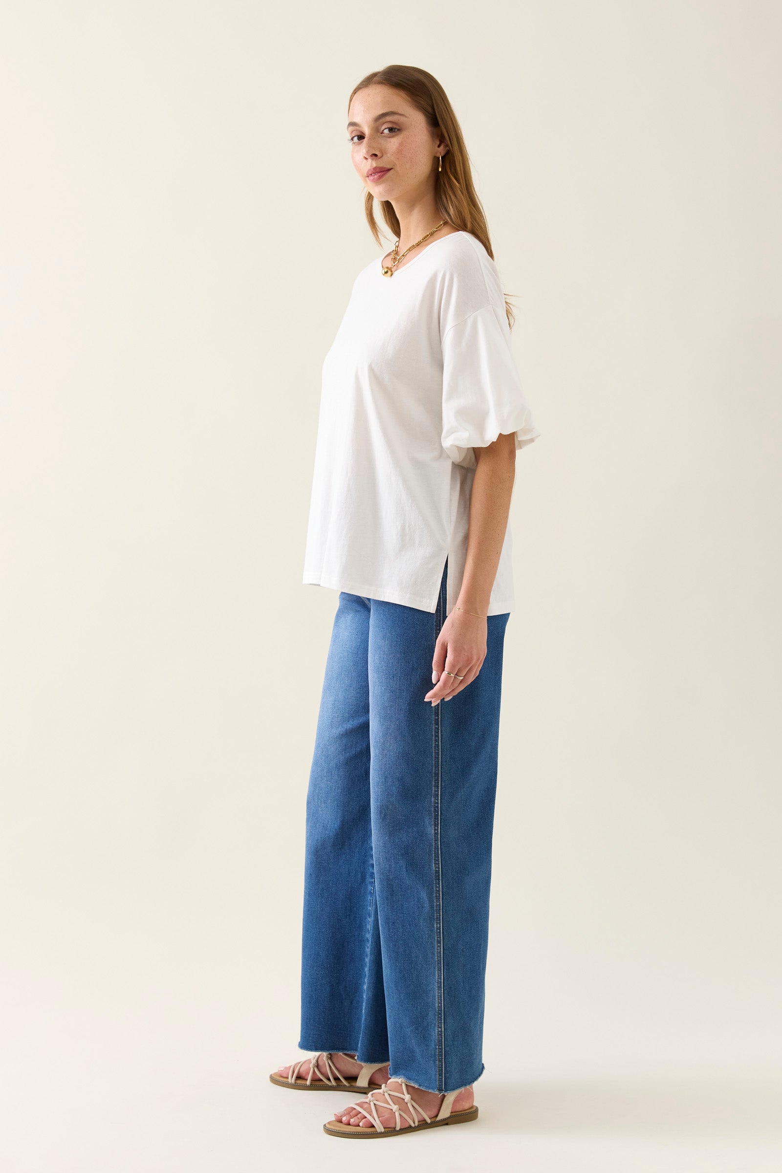 Collection of Isle Of Mine Edith Tshirt - Lotus in a gallery layout