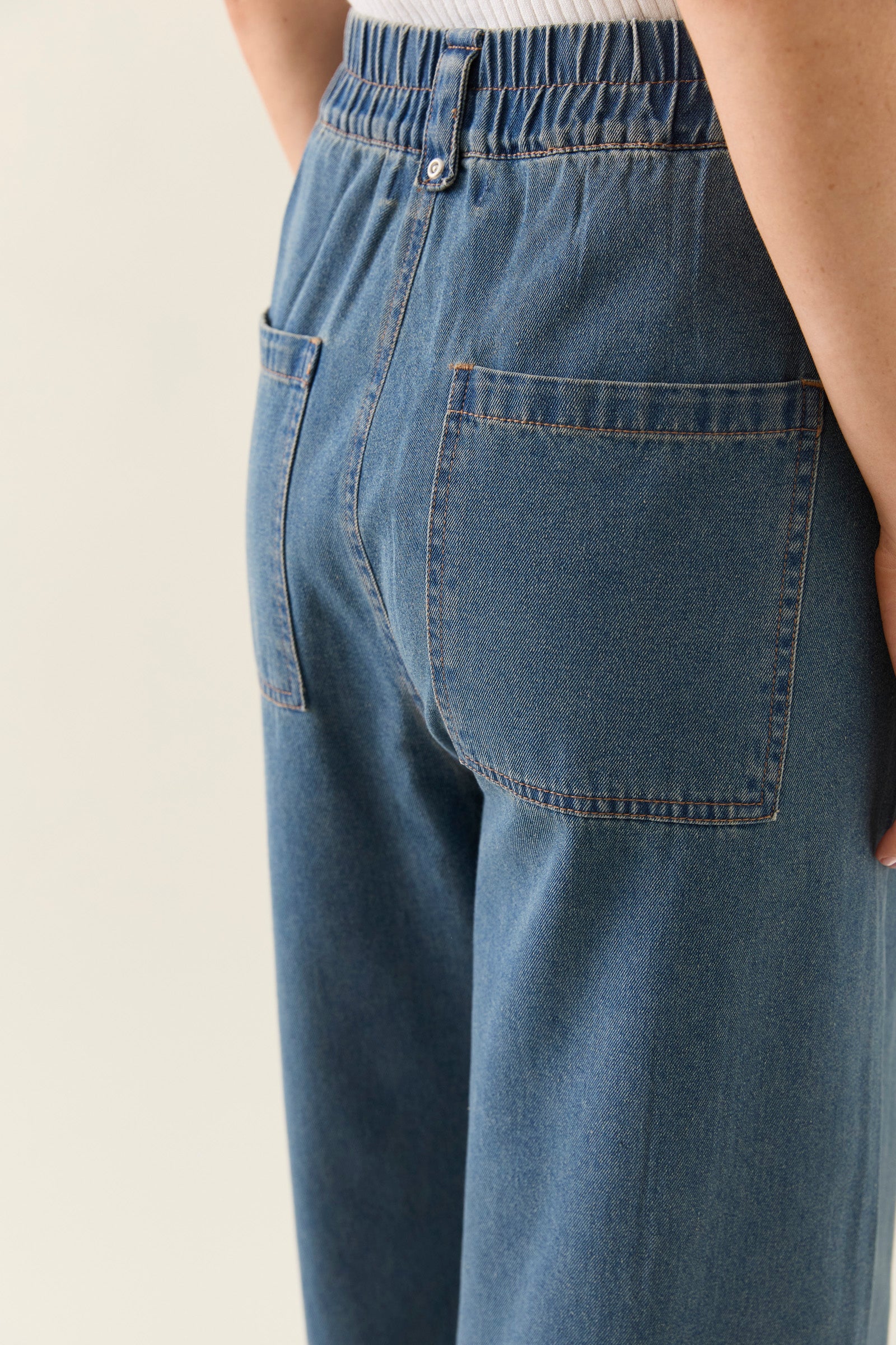 Collection of Isle Of Mine Sophie Denim Pant - Drift in a gallery layout