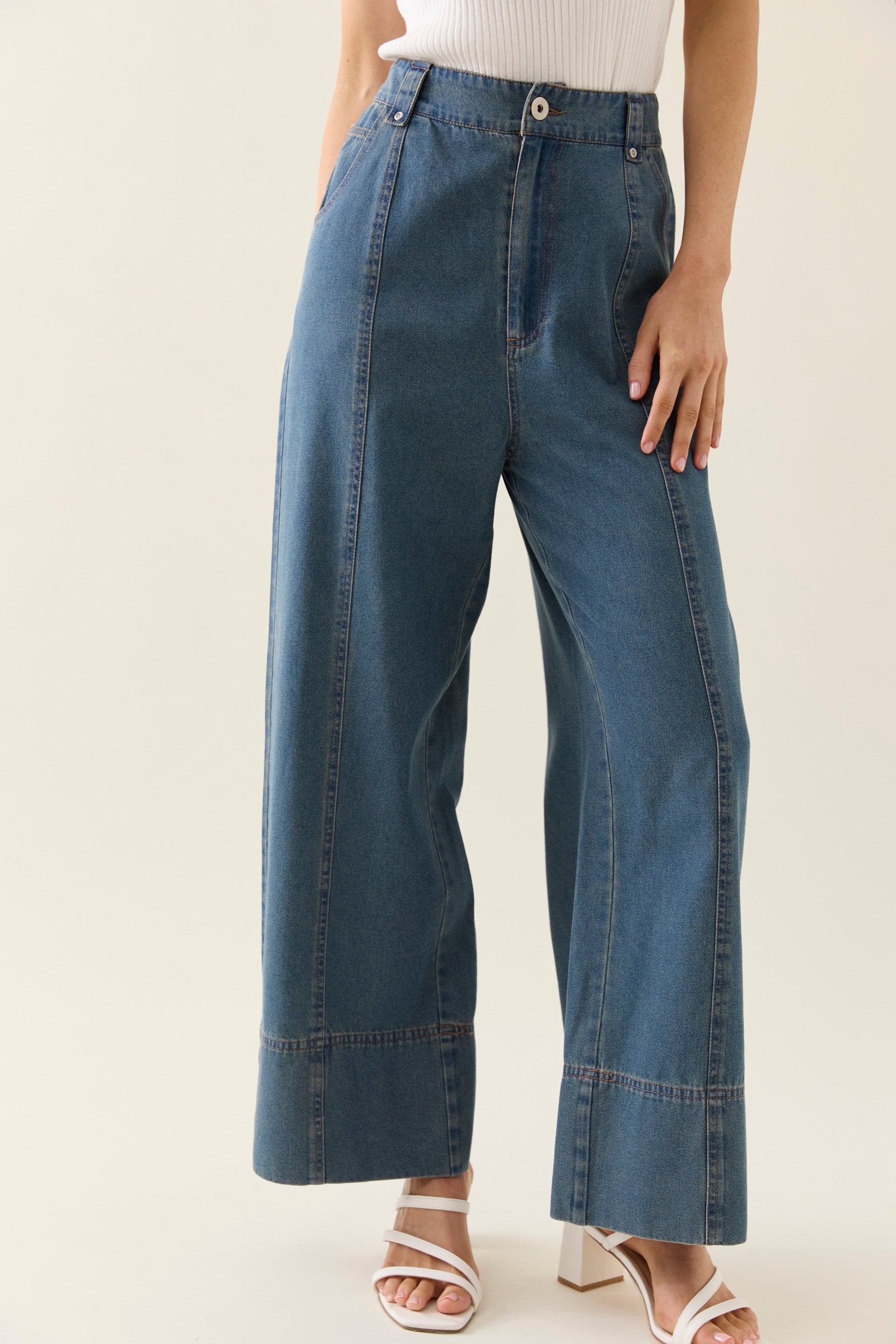 Isle Of Mine Sophie Denim Pant - Drift