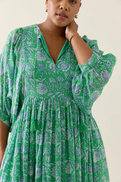 Collection of Isle Of Mine Wilma Dress - Green in a gallery layout