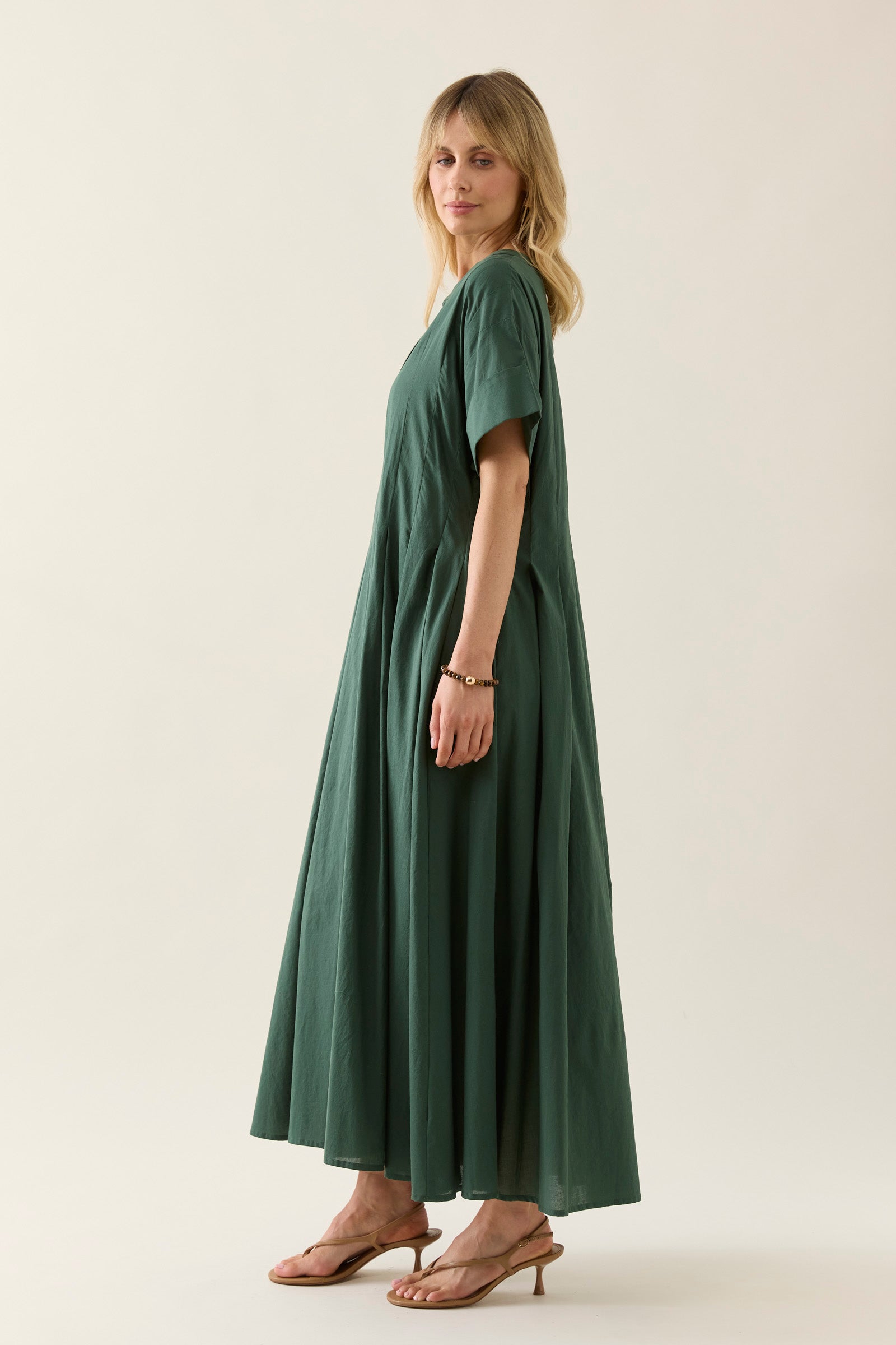 Collection of Isle Of Mine Aurora Pleat Maxi - Myrtle in a gallery layout