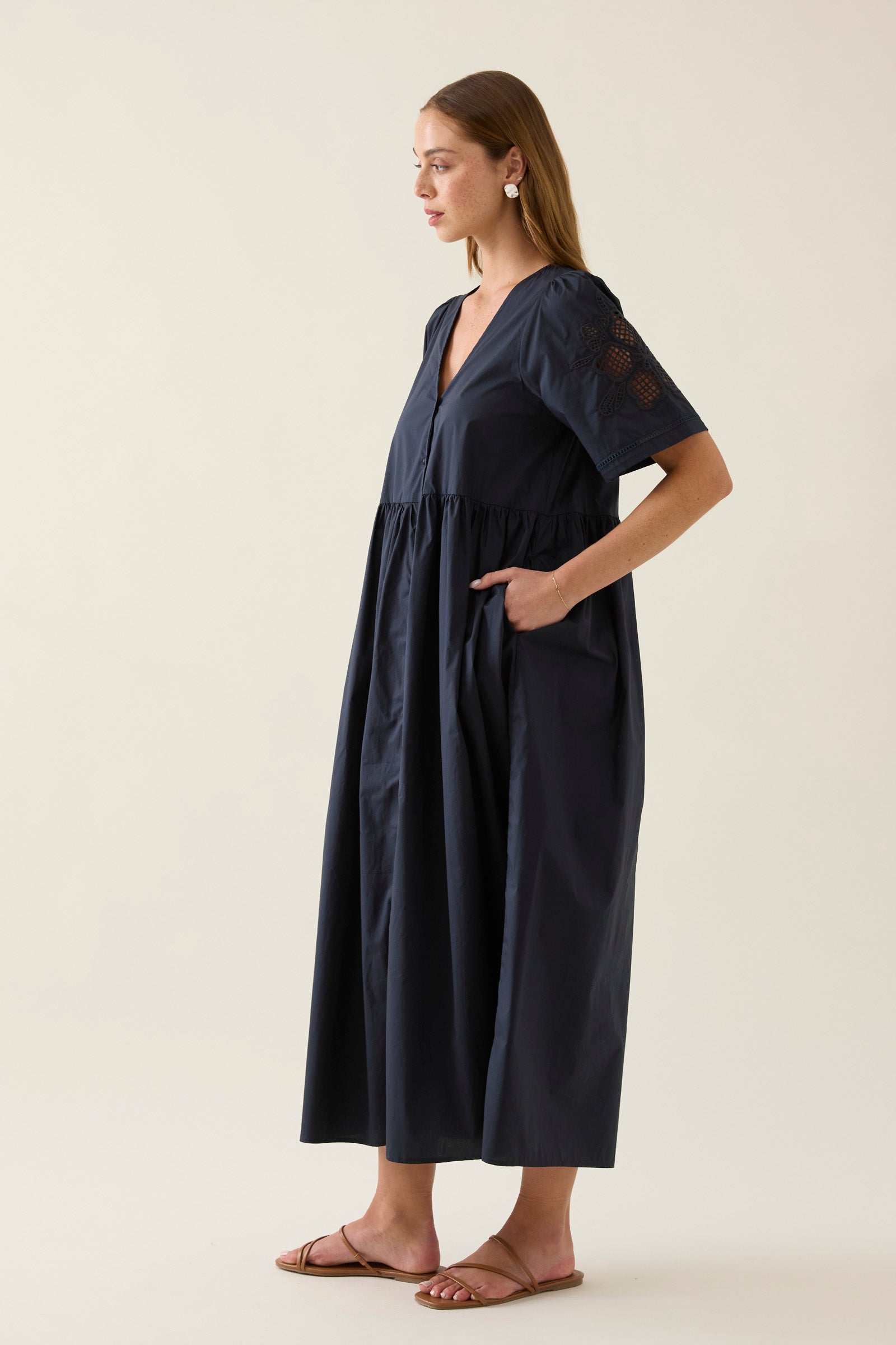 Collection of Isle Of Mine Nilsa Dress - Navy in a gallery layout