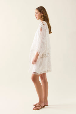 Collection of Isle Of Mine Oline Lace Kimono - Lotus in a gallery layout