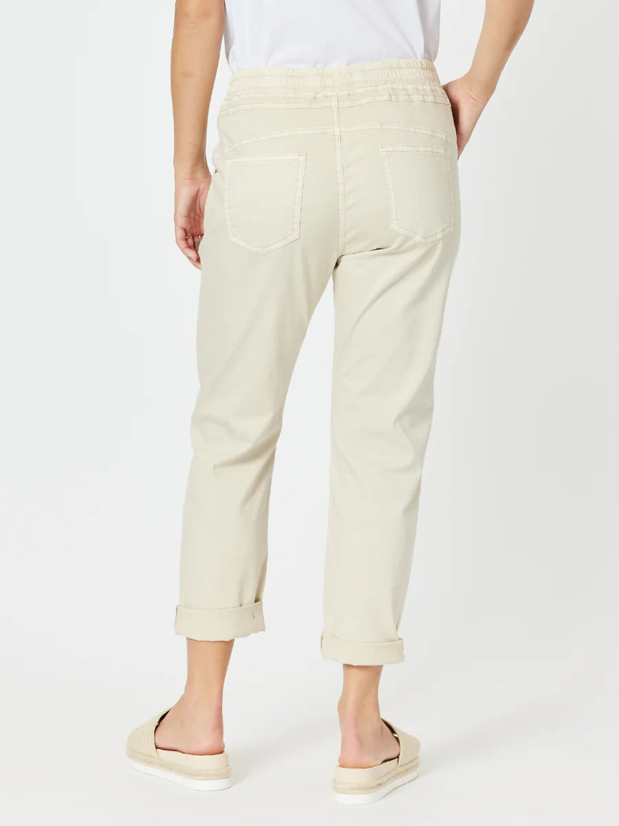 Threadz Isabella Cotton Pant- Natural