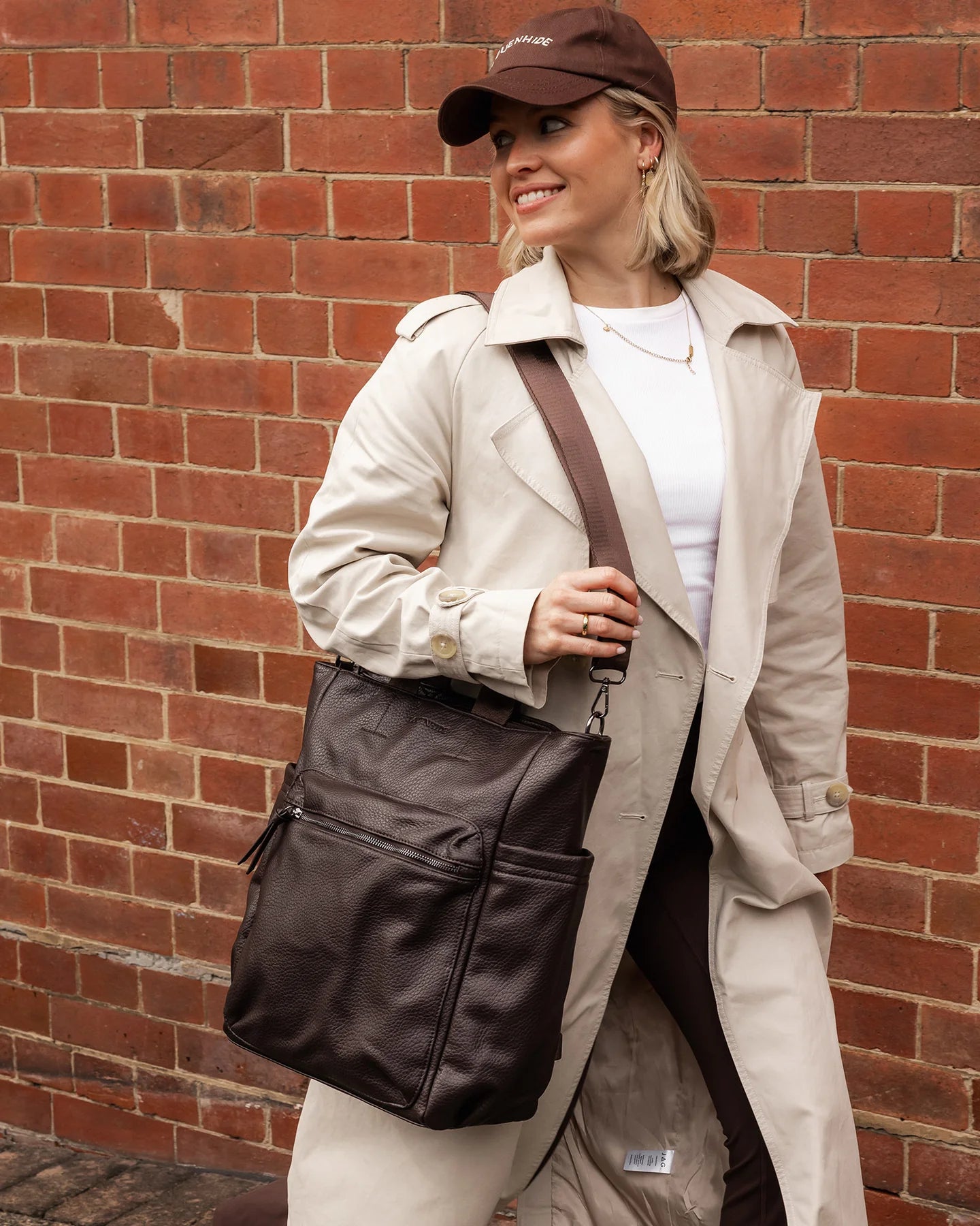 Collection of Louenhide Bronx Backpack - Chocolate in a gallery layout