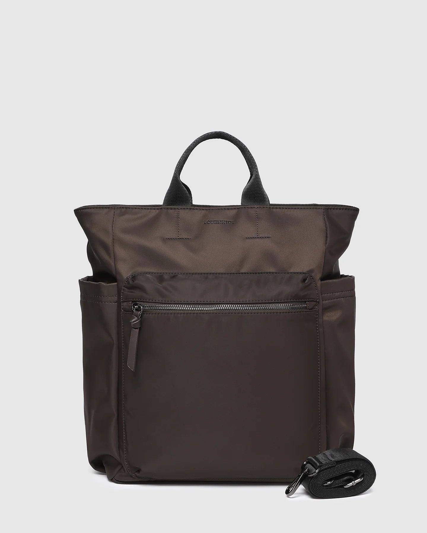 Louenhide Bronx Nylon Backpack -Chocolate